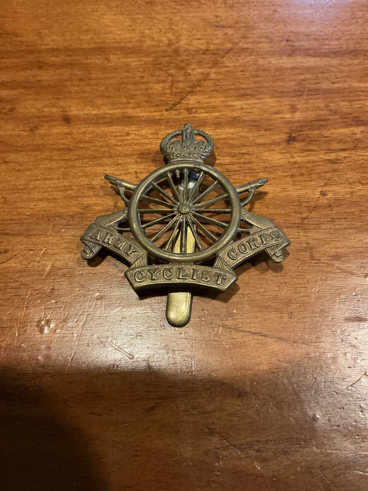 The Army Cyclists Corps WW1 Cap badge