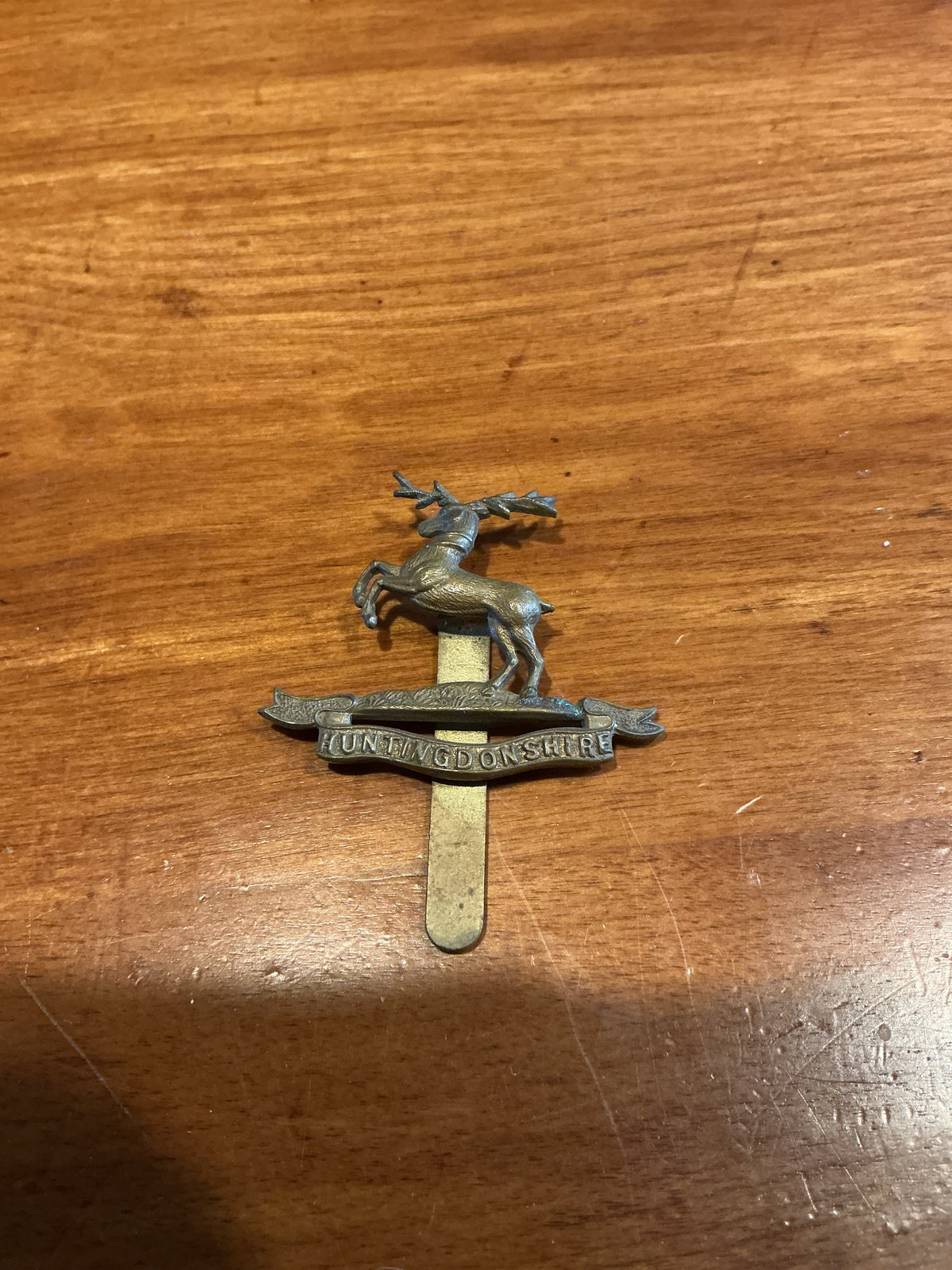British Huntingdonshire Cyclists / Home Guard Cap Badge