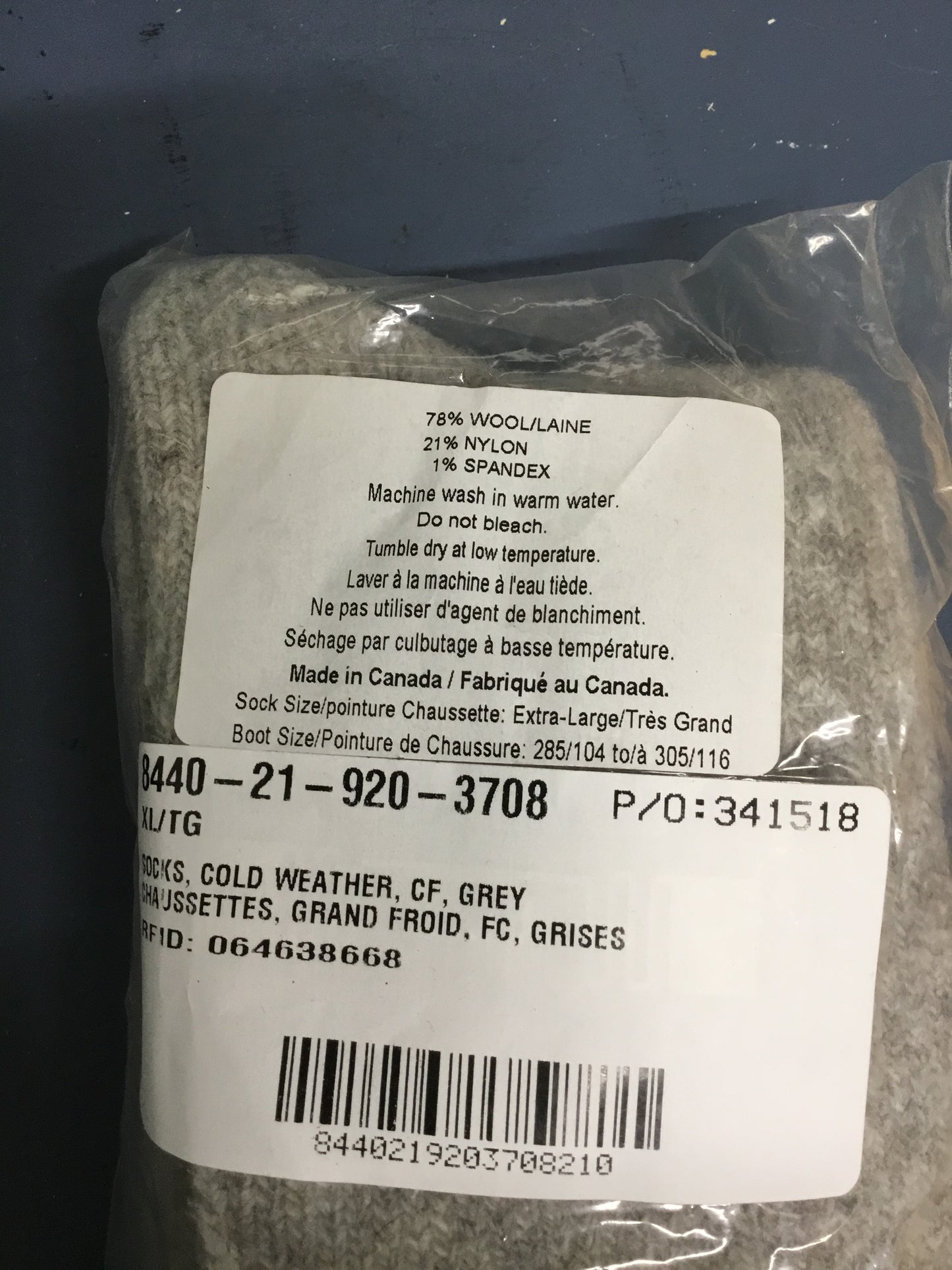 New Heavy/Weigh Military Wool Socks , size X LARGE