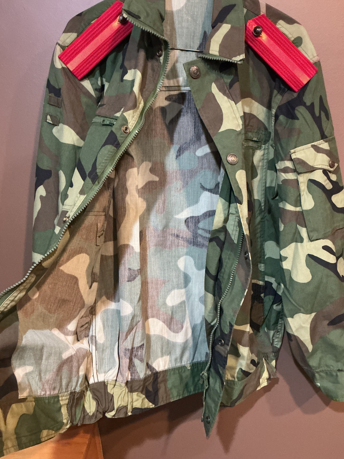 Rare Original China PLA Army ; 87 Type Woodland Camouflage Jacket