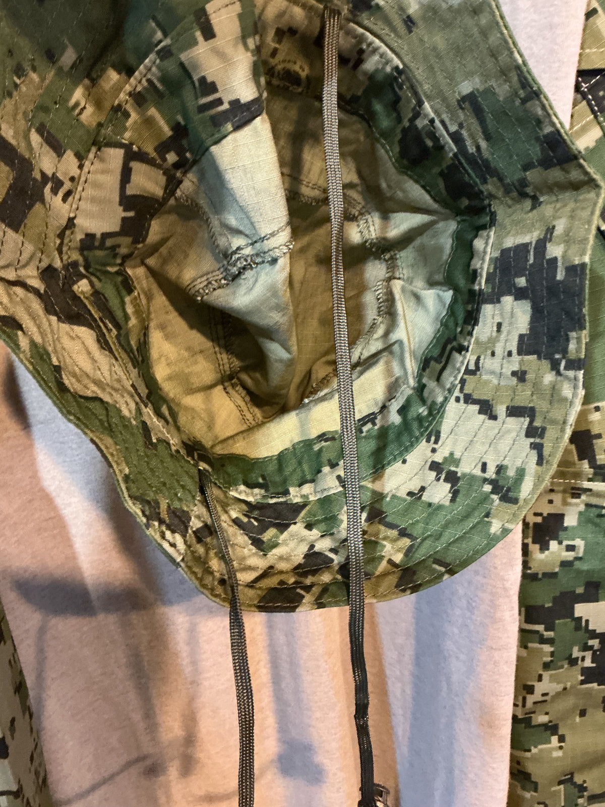 Digital Pattern OTW Shirt and Boonie  Hat Size Medium