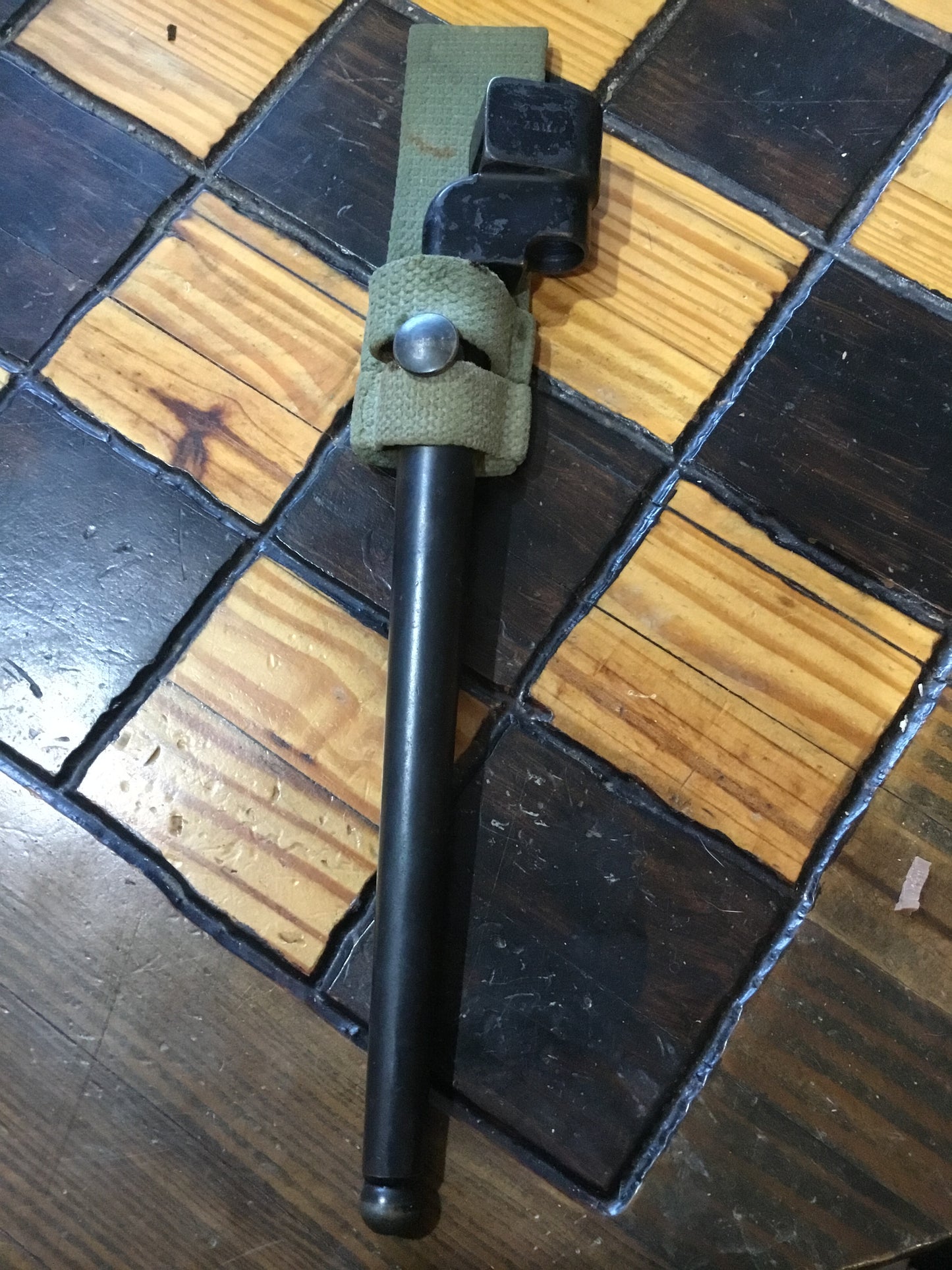 Enfield Spike Bayonet with  Scabbard No.4 MK11