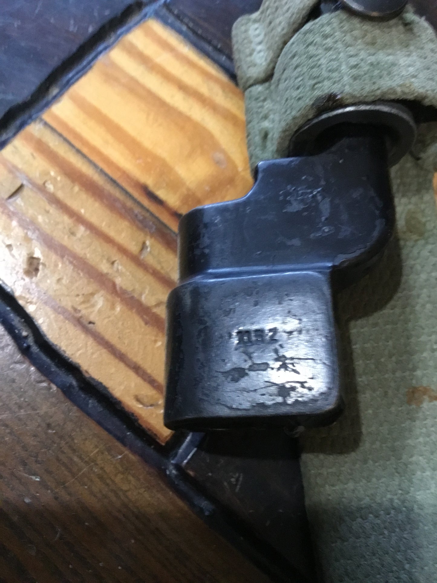 Enfield Spike Bayonet with  Scabbard No.4 MK11