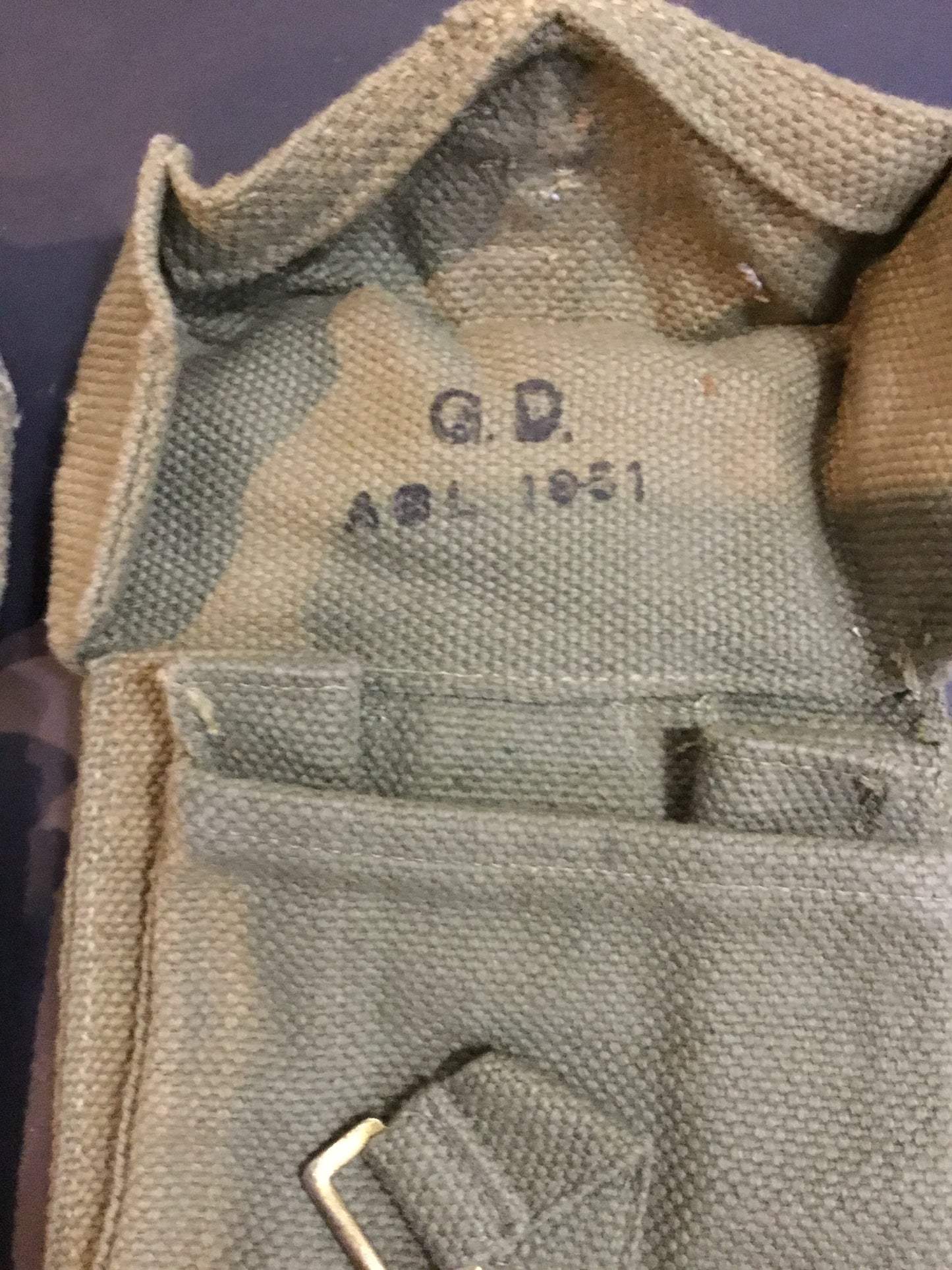 Two Belgian Post War  Clip Pouches , Possibly Bren