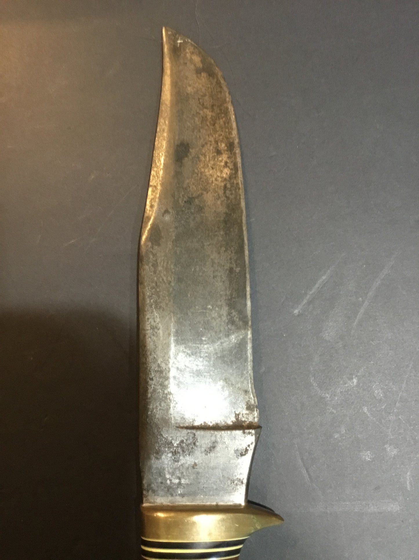 Older Bush Knife Wooden Handle 13 inches