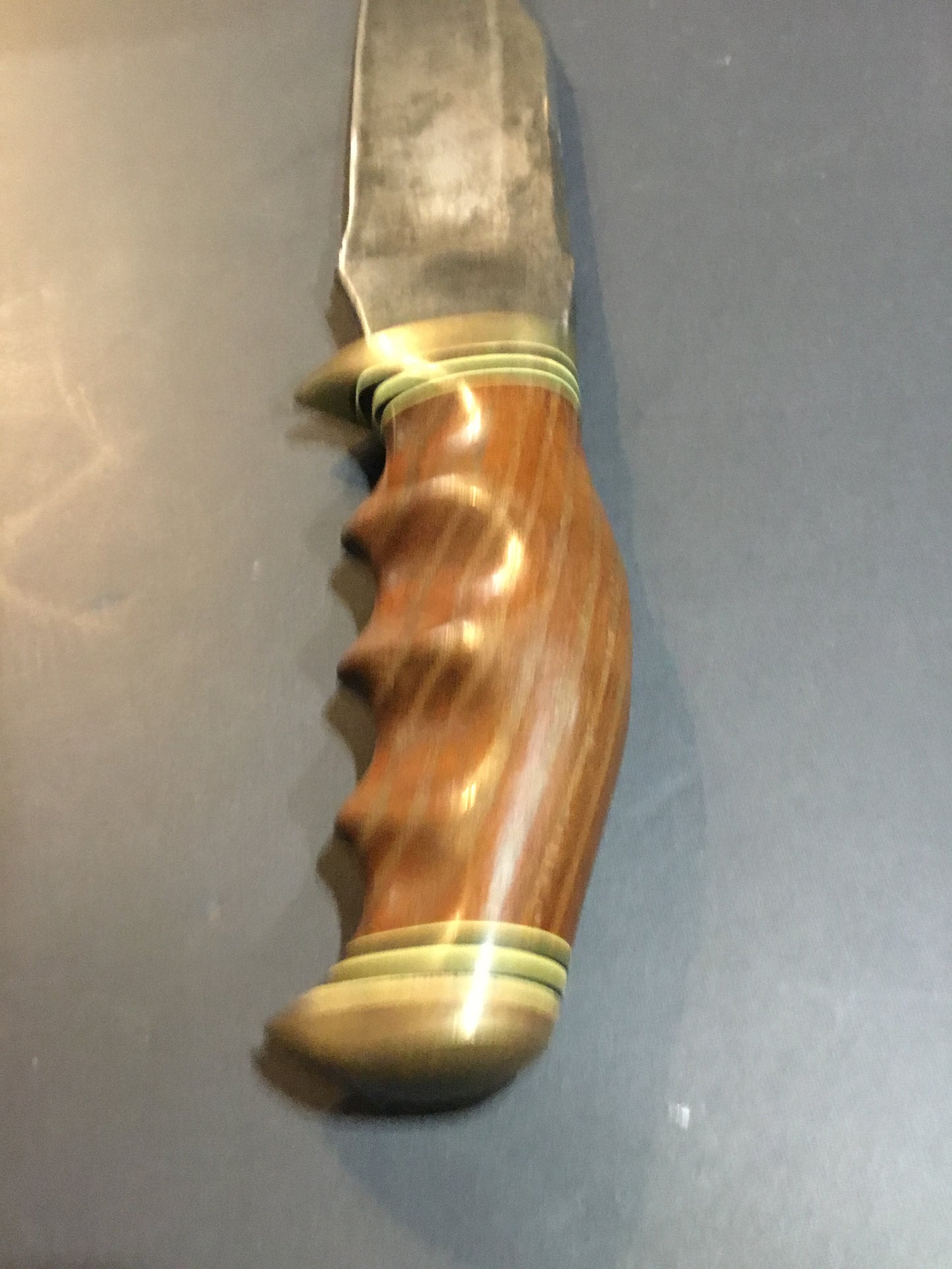 Older Bush Knife Wooden Handle 13 inches