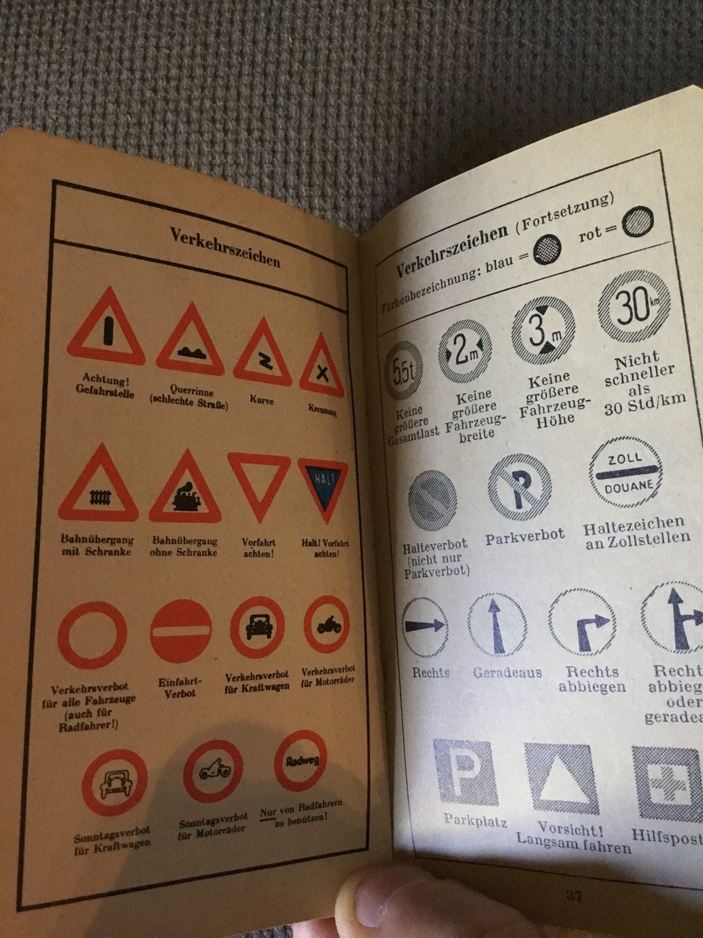 Post War Germany Memo Booklet 1952