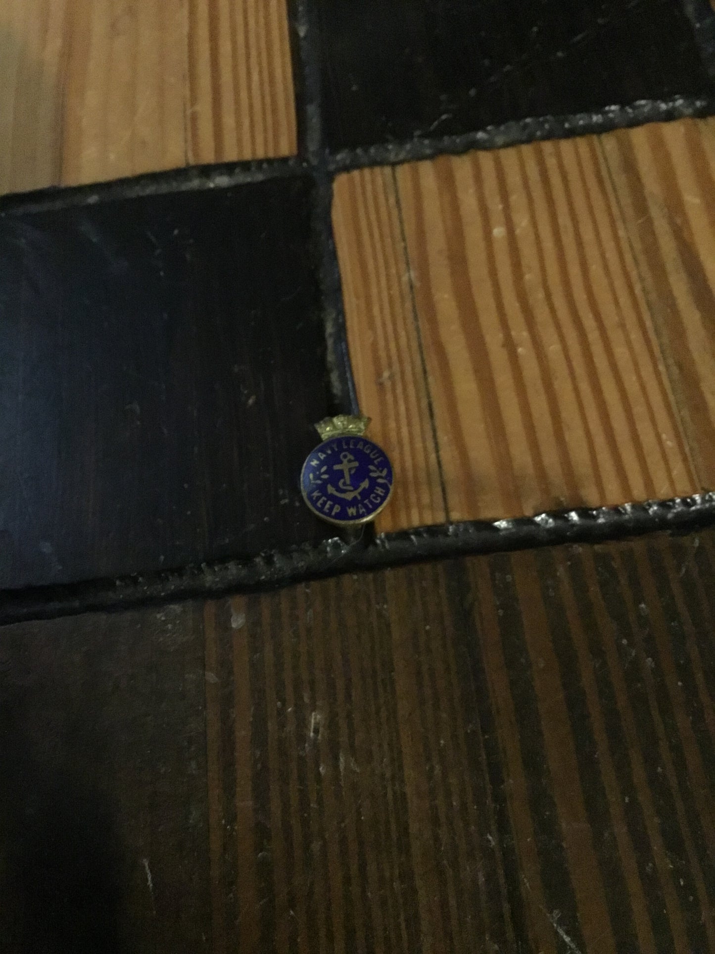 Vintage Canada Navy League Lapel Pin. Enamel on Brass.