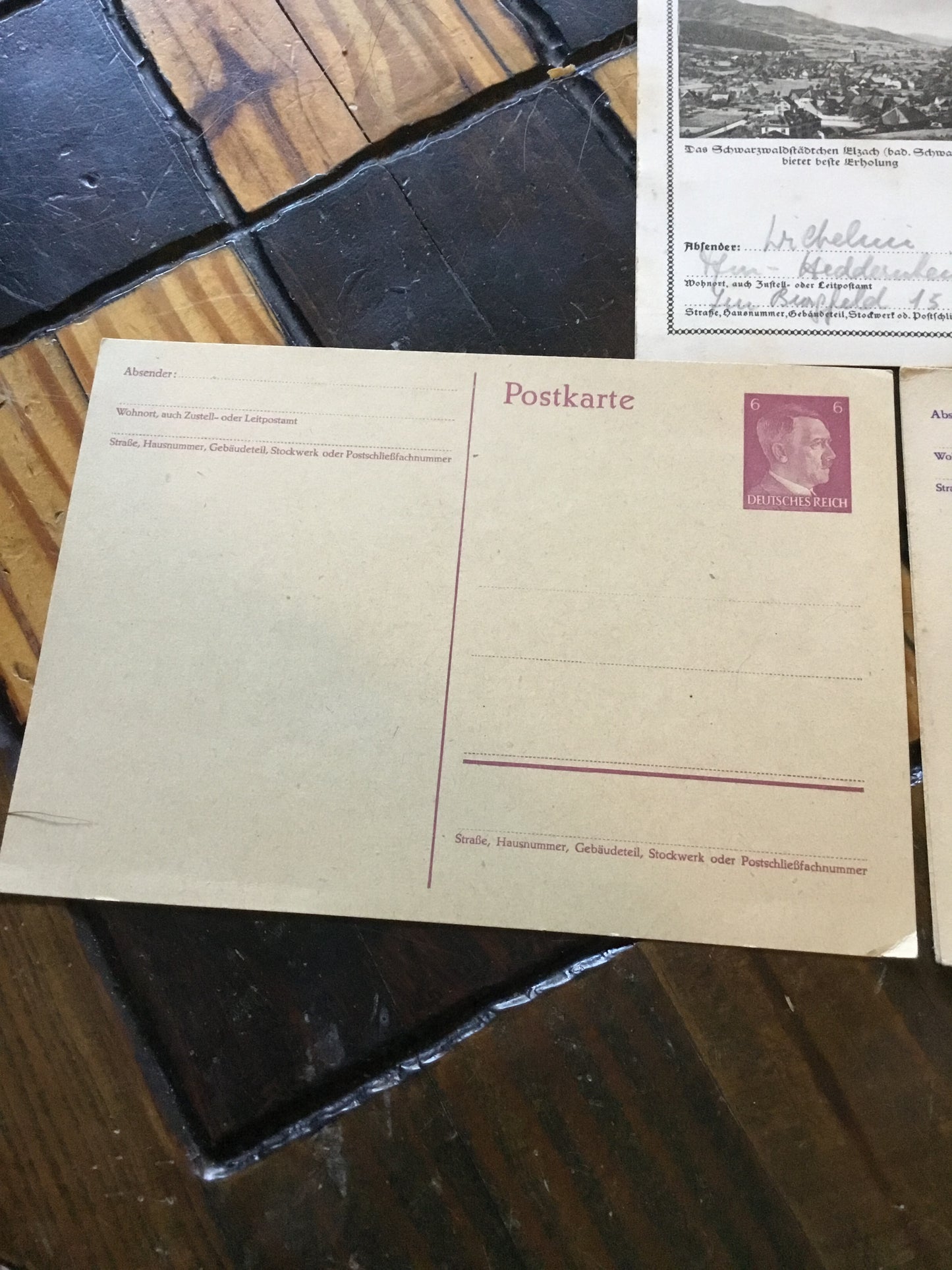 Lot of 3 WW11 German Post Cards