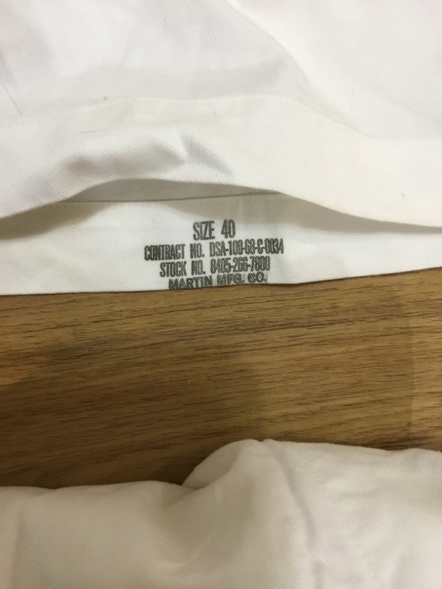 U.S. Navy Uniform whites with Insignia Medium