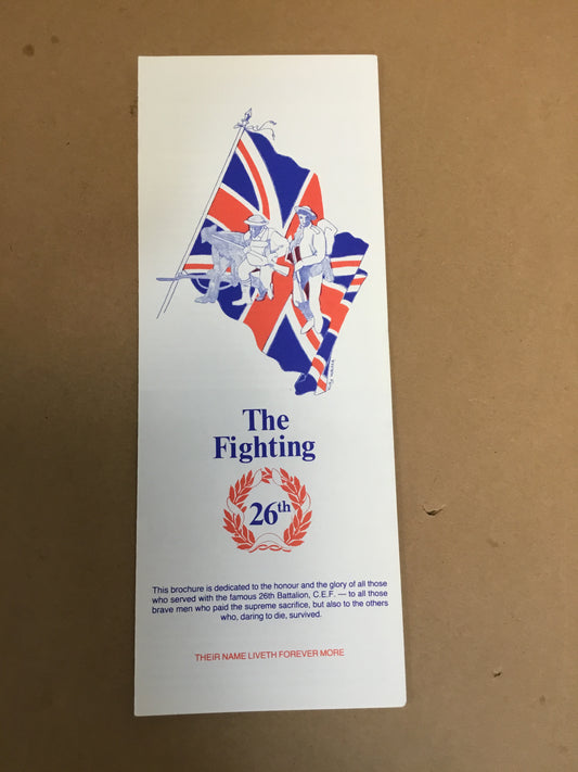 The Fighting 26th Battalion Brochure , Produced 1991