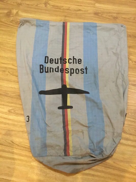 German Federal Air Mail  Post Office Cloth Bag