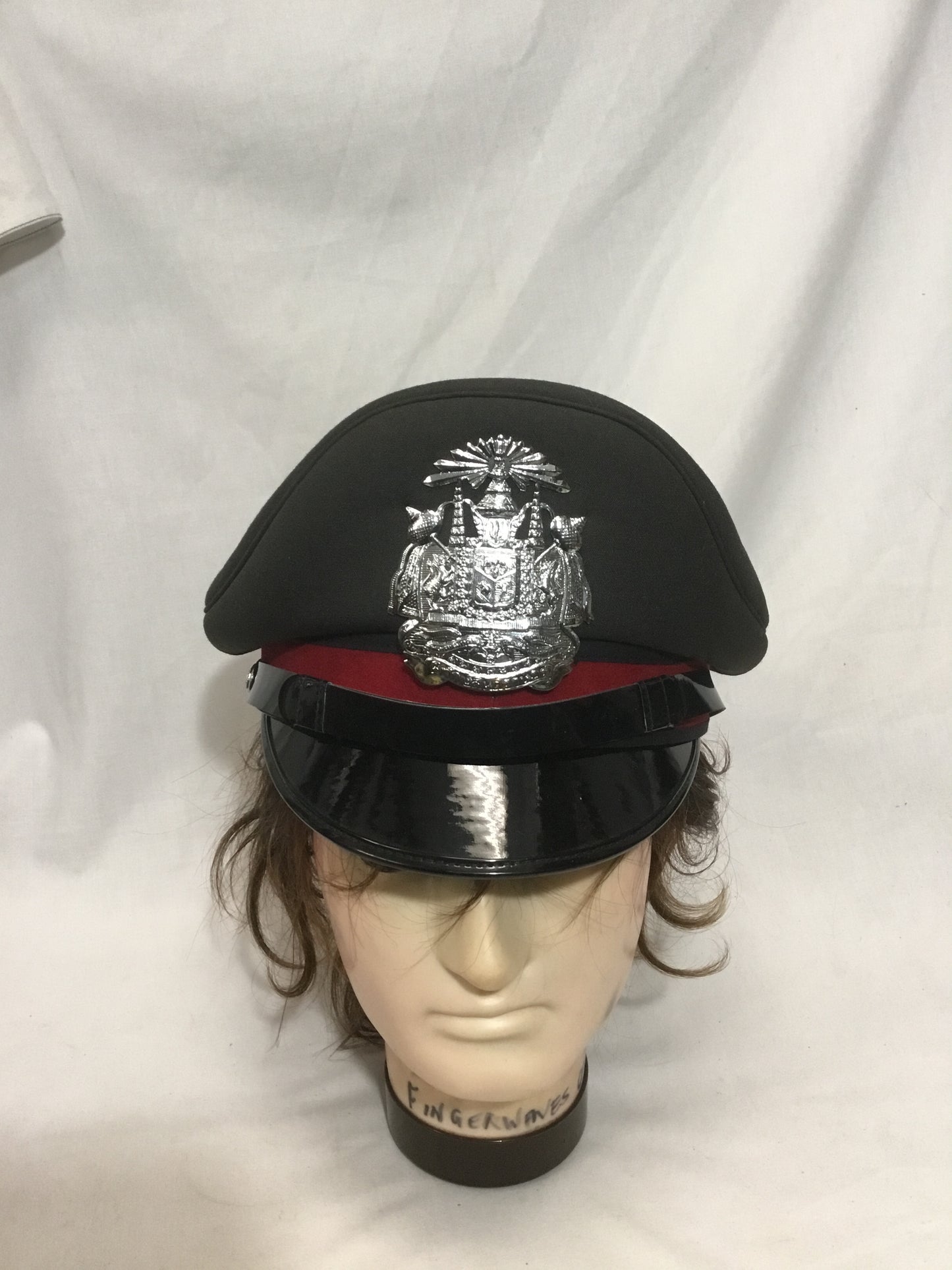 Vintage Thailand National Police Thai Police Hat Cap Size 8