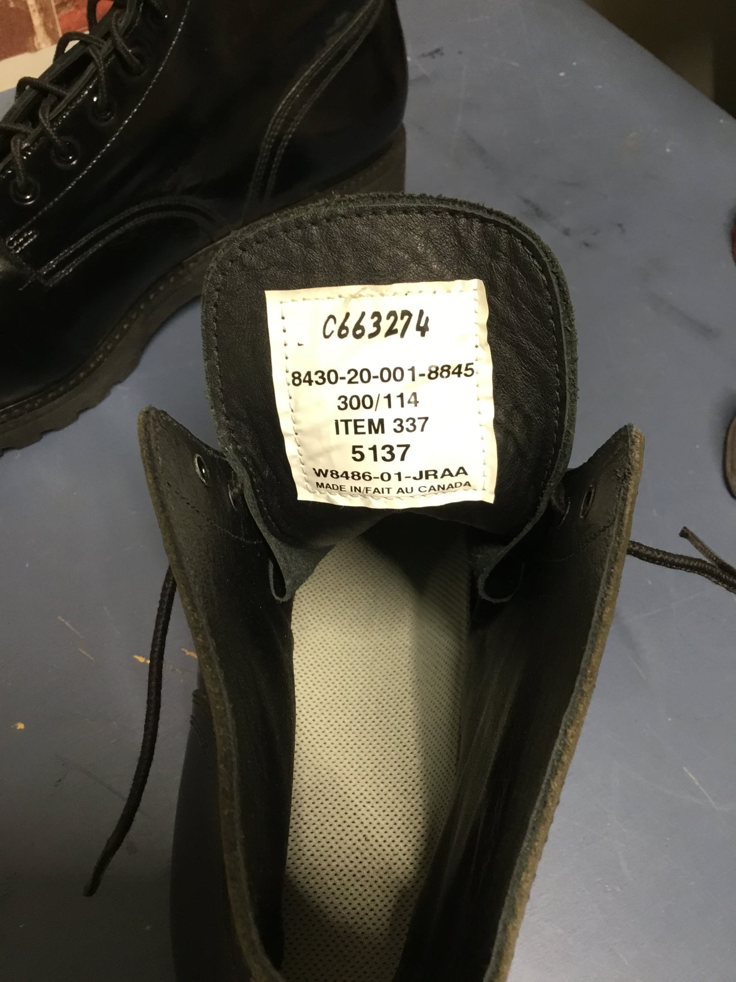 Canadian Forces Steel Toe Ankle/Dress Boots Size 13