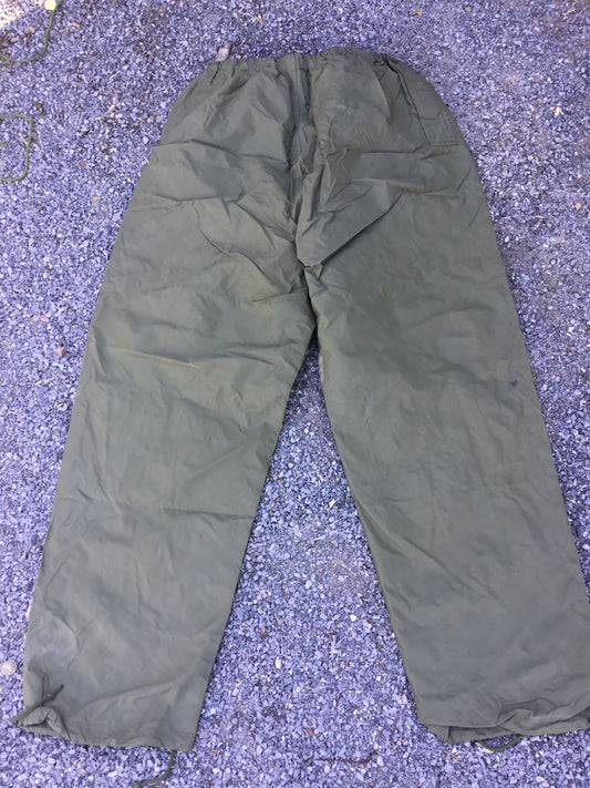 Canadian Military Rain Pants 34 Inches plus