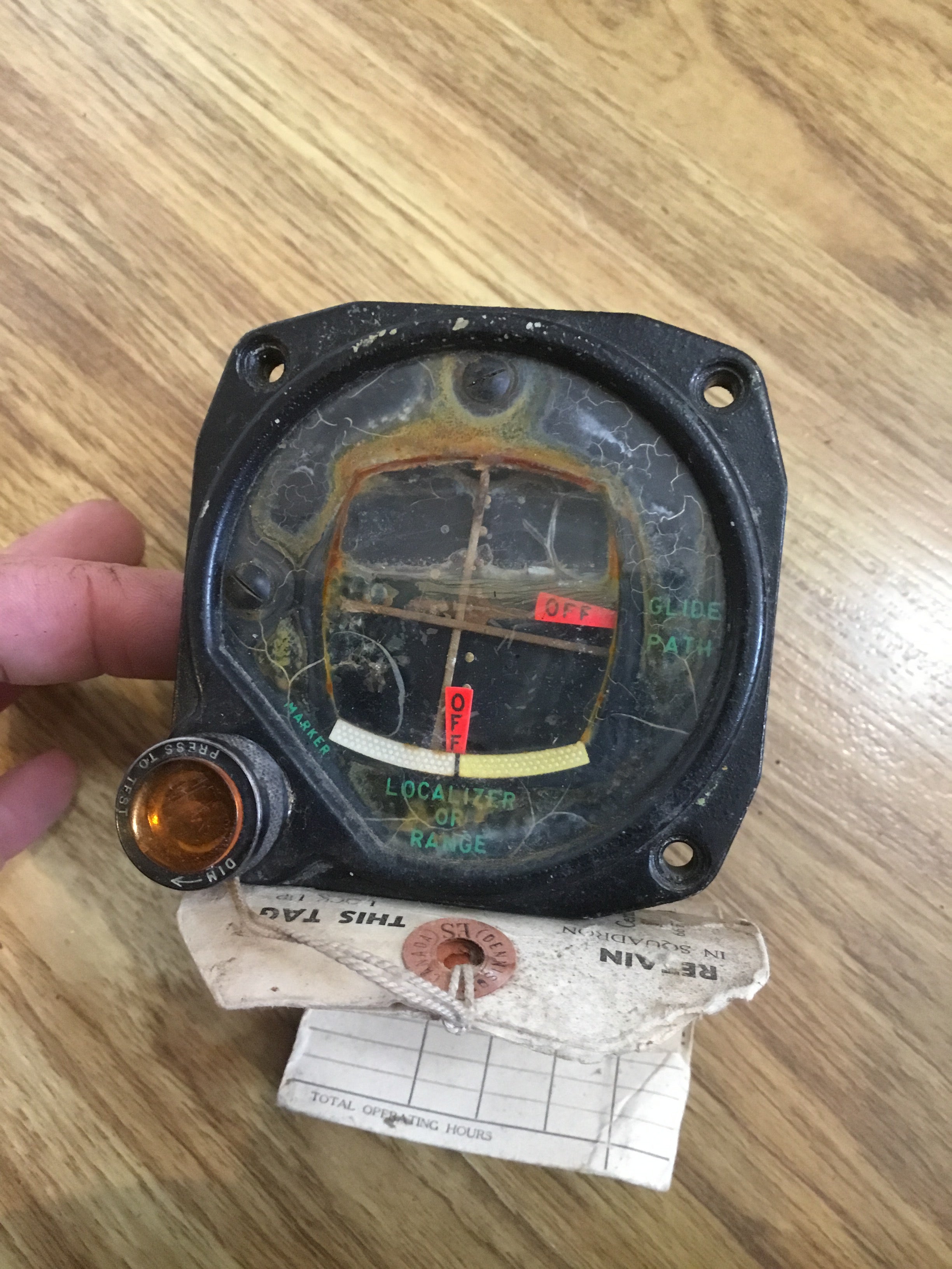 Vintage Aircraft Course Indicator GUAGE , – Roy's Army Surplus ...