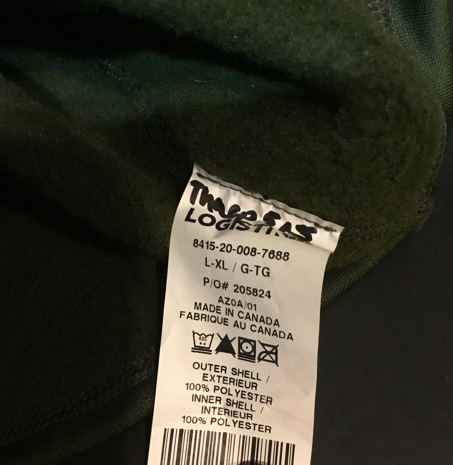 Military Polar Fleece Toque Size Large/ XLARGE in good condition