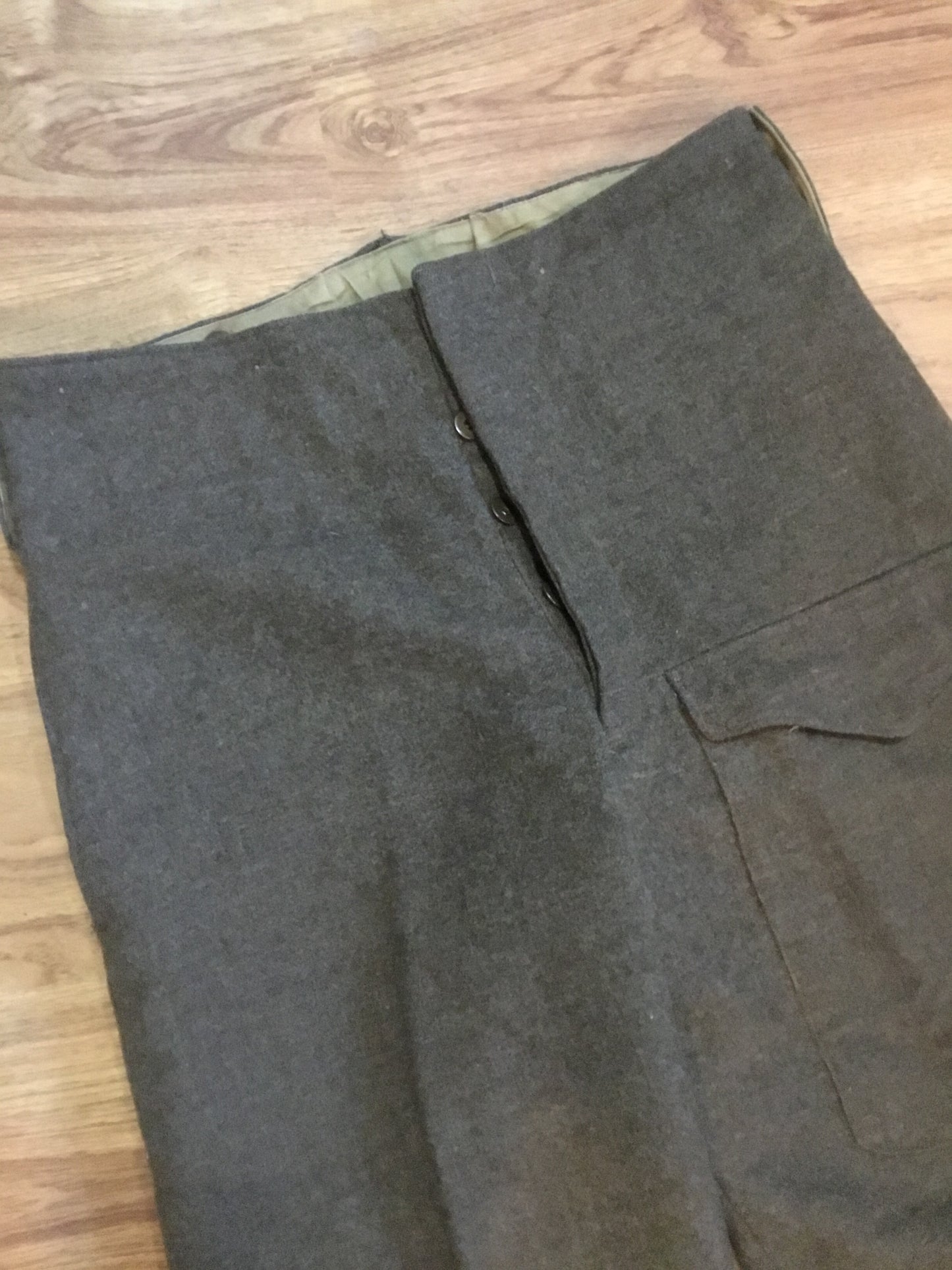 Post War Canadian Wool Battle Dress Pants Waist 32 inches