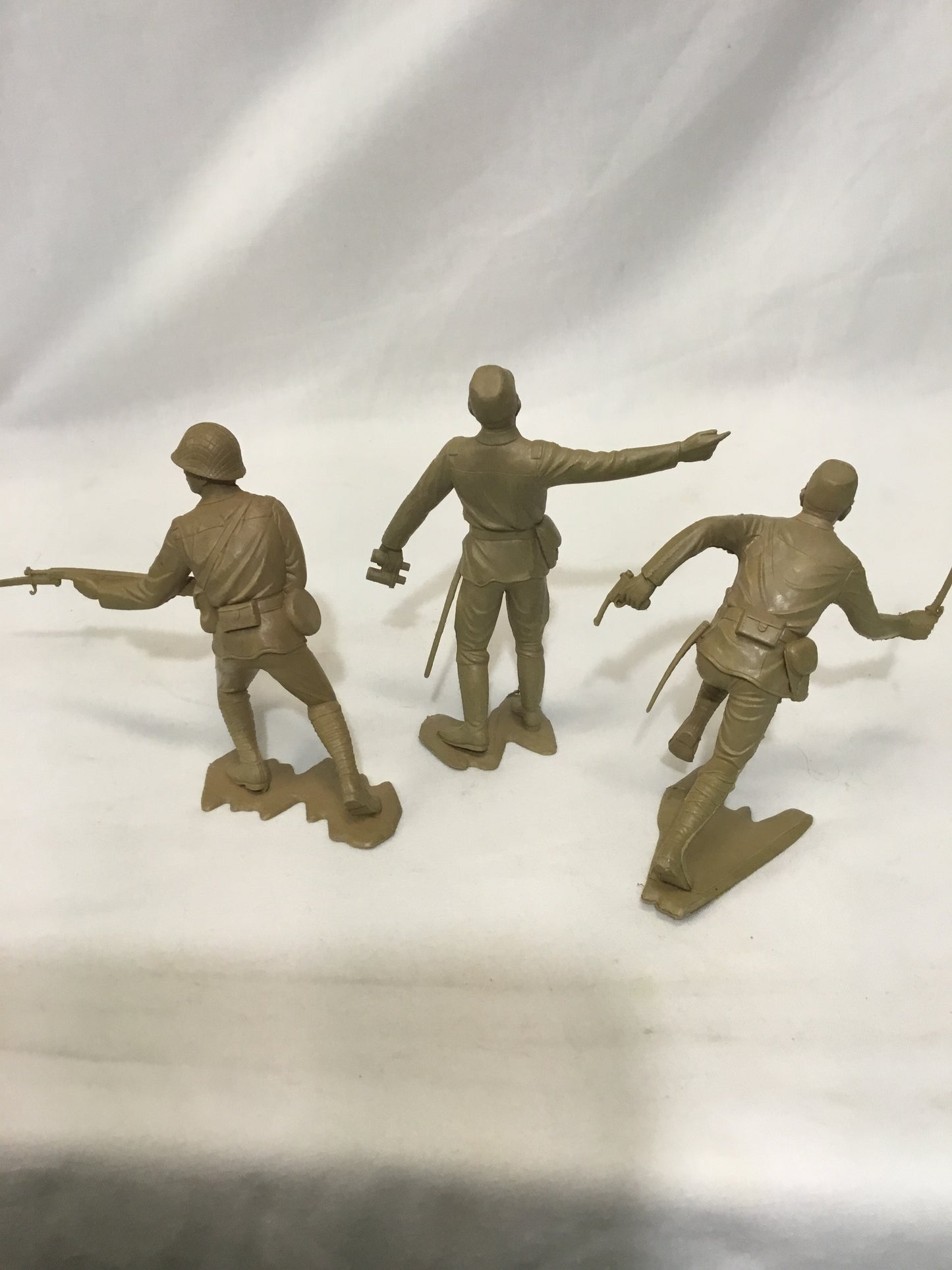 Lot of three Louis Marx ,  Japanese Soldiers ,6 inch figures 1963