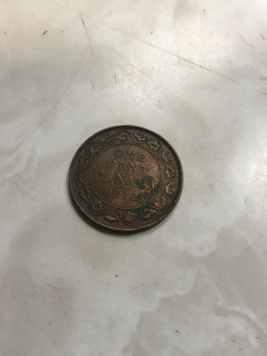 1912 Canada Large Cent George V