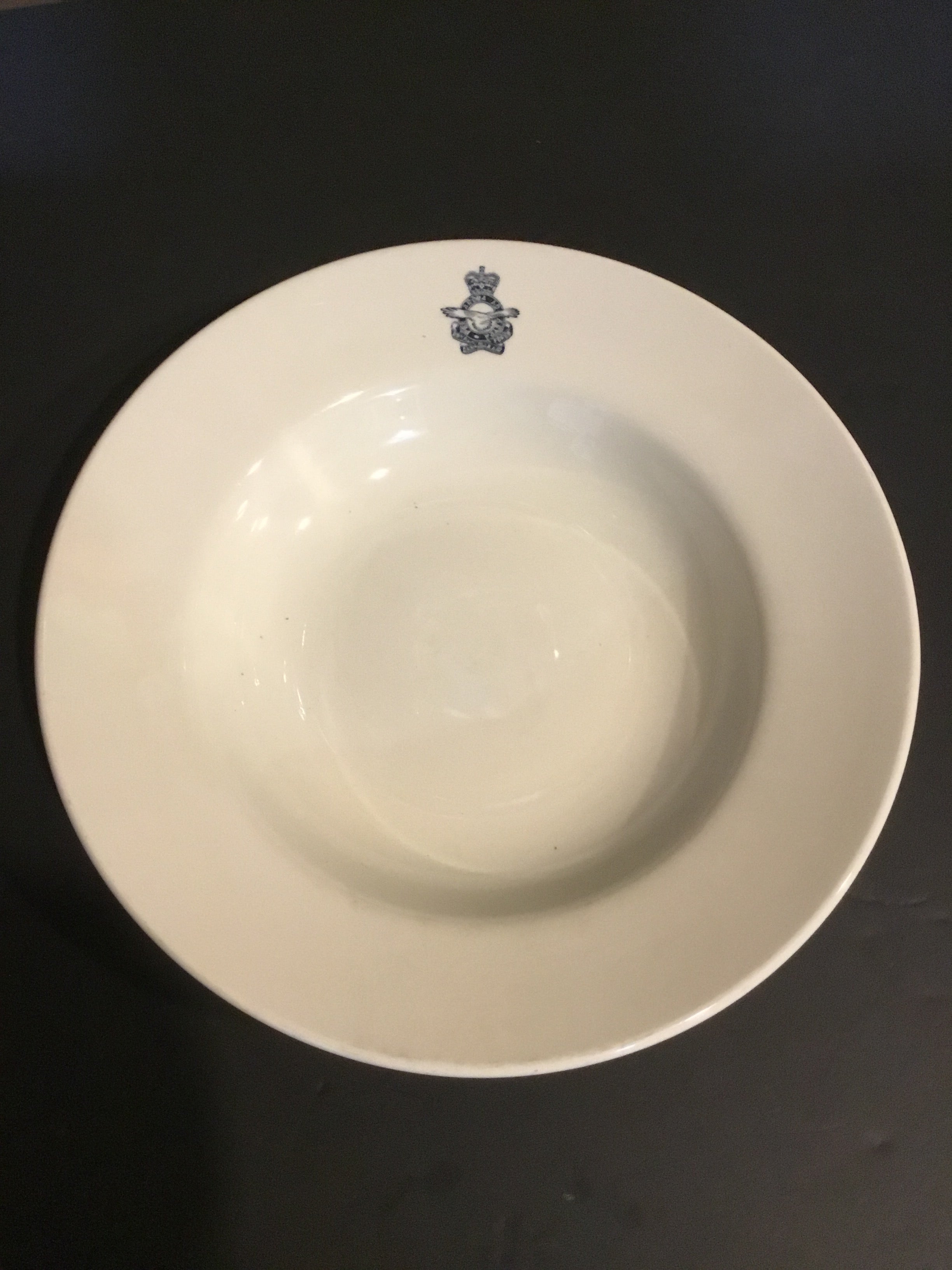 RCAF Large Soup Bowl , Queen’s Crown Duraline England – Roy's Army ...