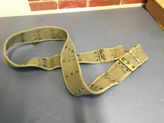 Vintage Military Web Belt Brass Fittings