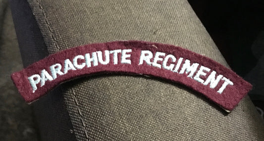 British Army shoulder title for the Parachute Regiment