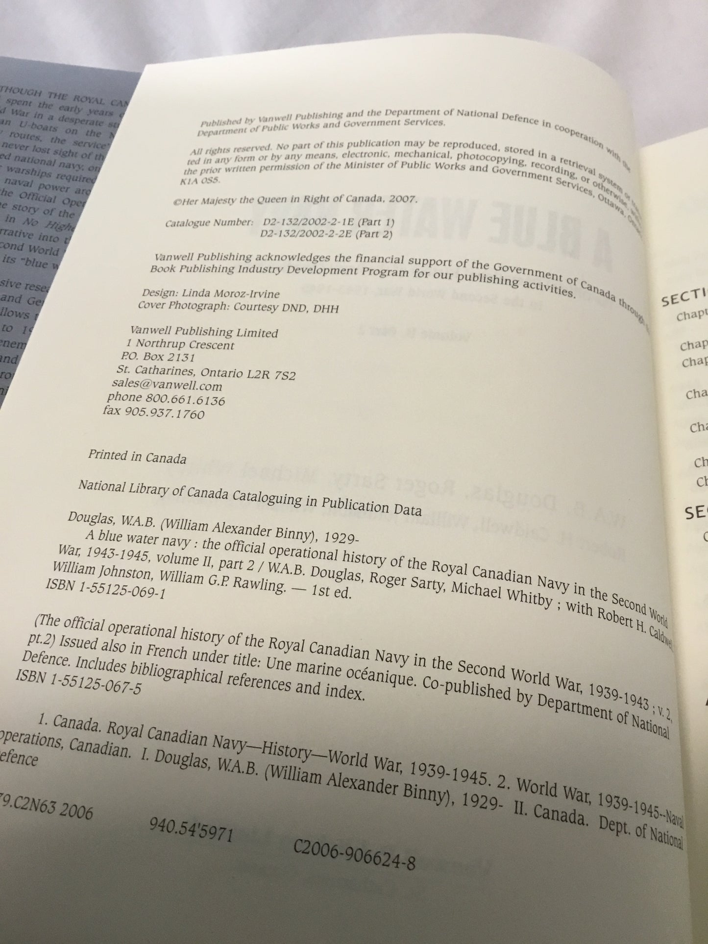 Stock Image  View Larger Image  A Blue Water Navy: The Official Operational History of the Royal Canadian Navy in the Second World War, 1943-1945, Vol. 2, Part 2