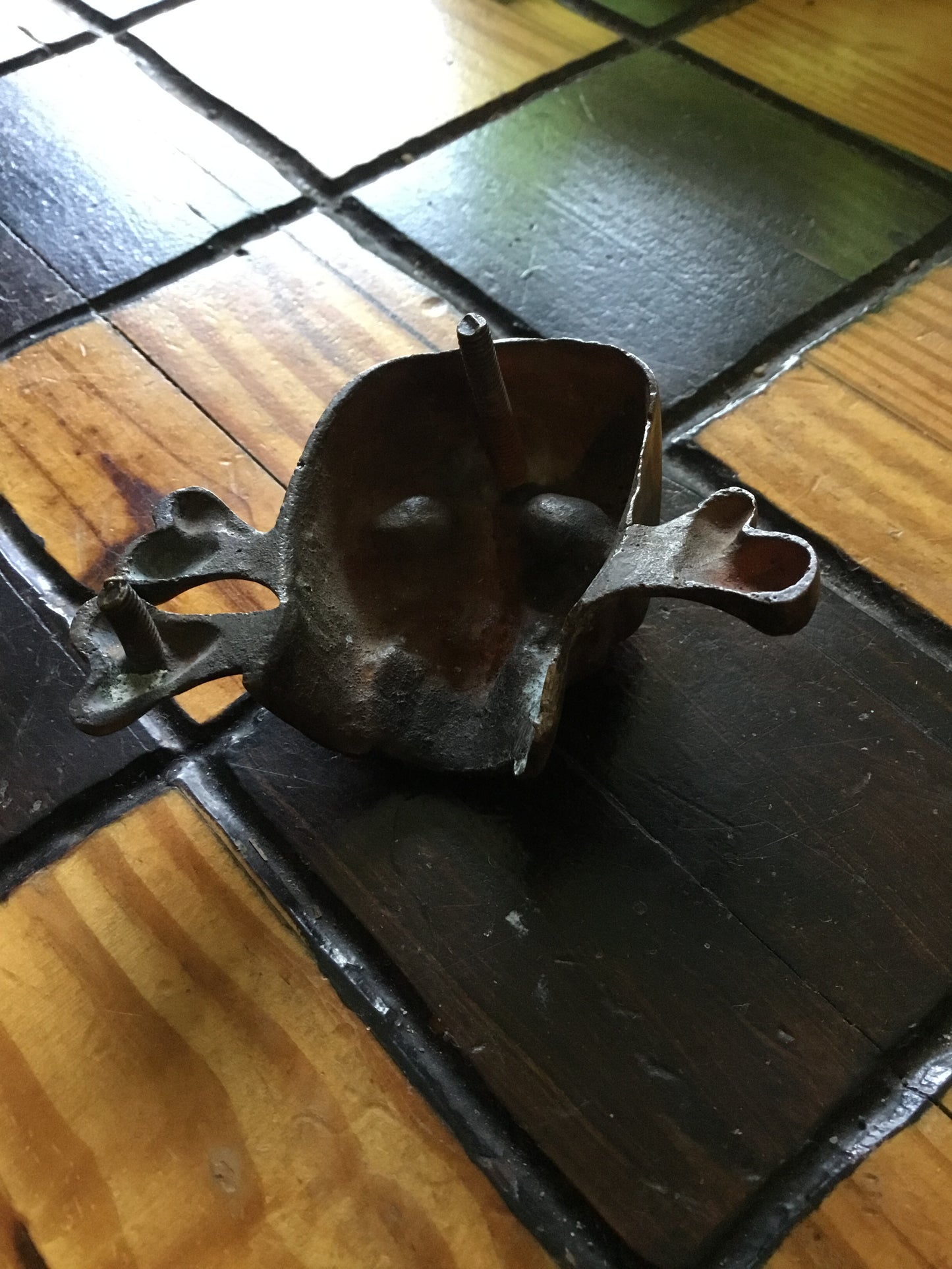 Large Brass Skull Badge ,possible British  Lancers