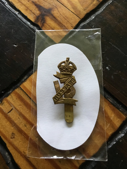 WW2 British 13th Hussars Regiment Cap Badge