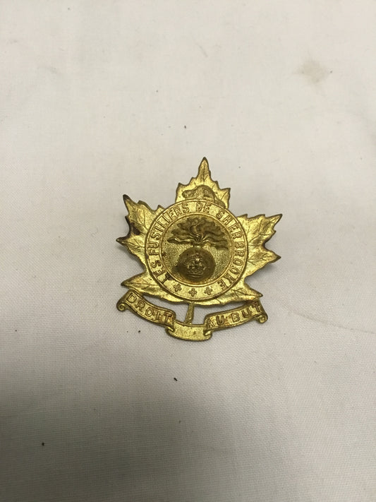 Canadian Forces Sherbrooke Fusiliers Cap Badge