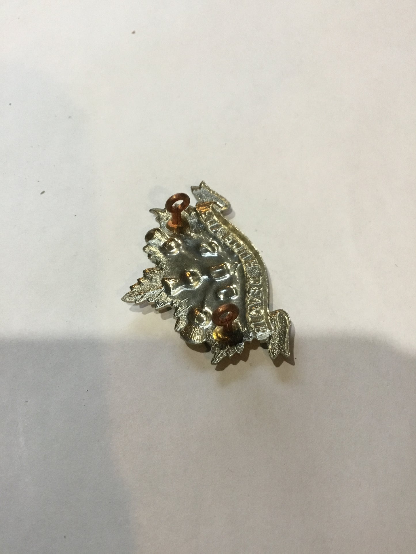 World War II Canadian Stormant, Dundas and Glengarry Highlanders cap badge.