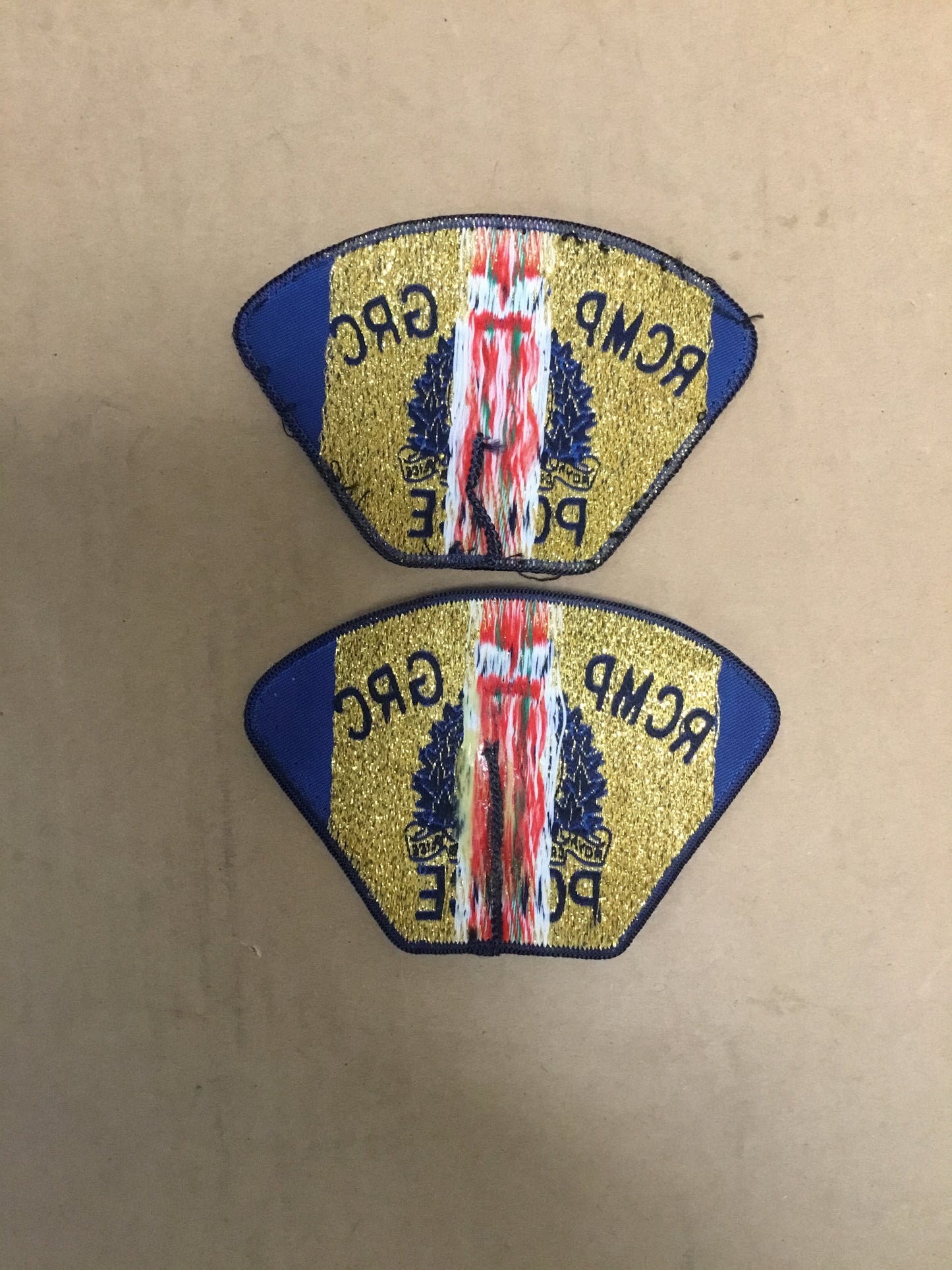 Pair of RCMP Shoulder Flashes