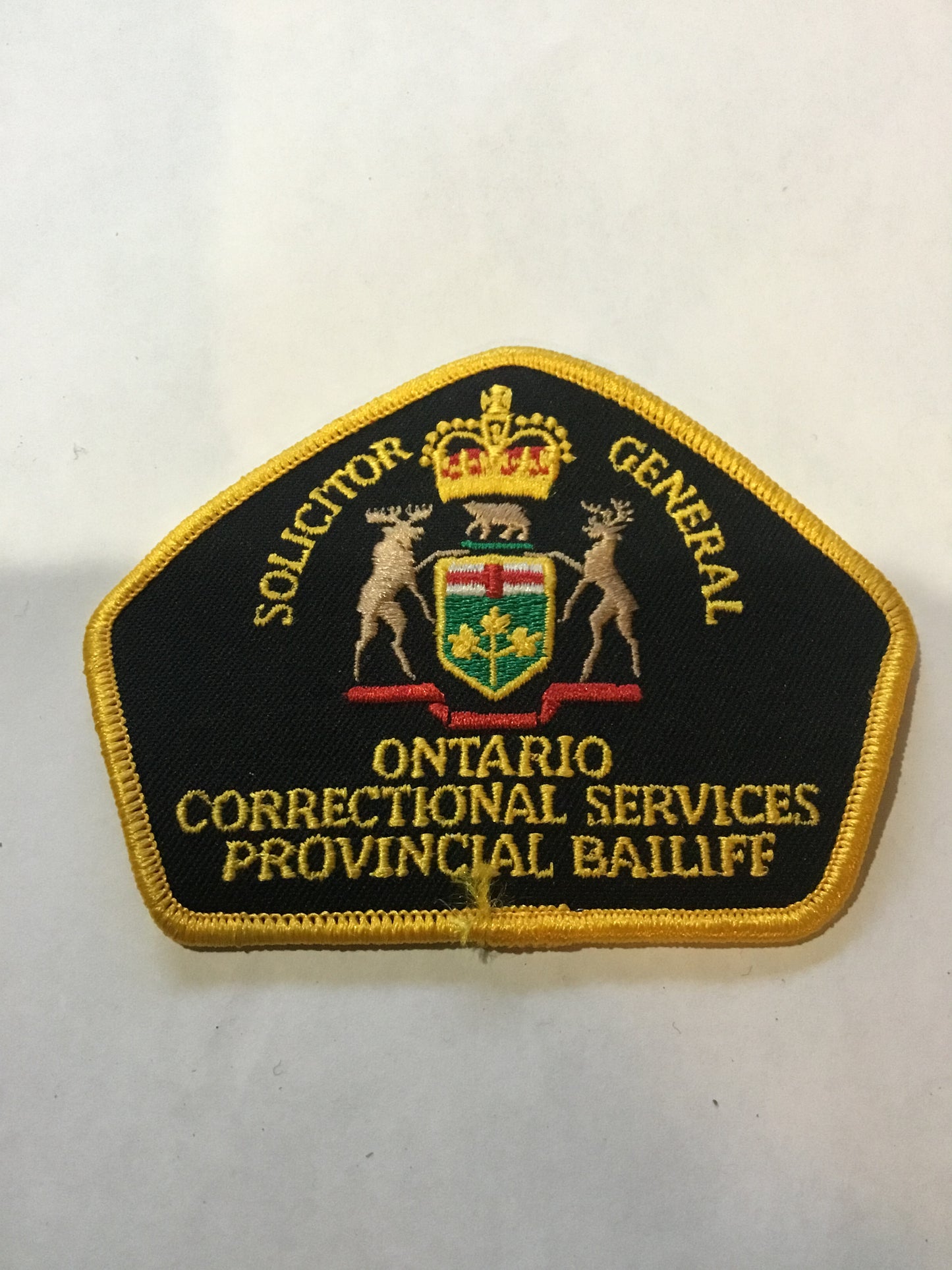 CORRECTIONAL SERVICES - SOLICITOR GENERAL - PROVINCIAL BAILIFF -ONTARIO
