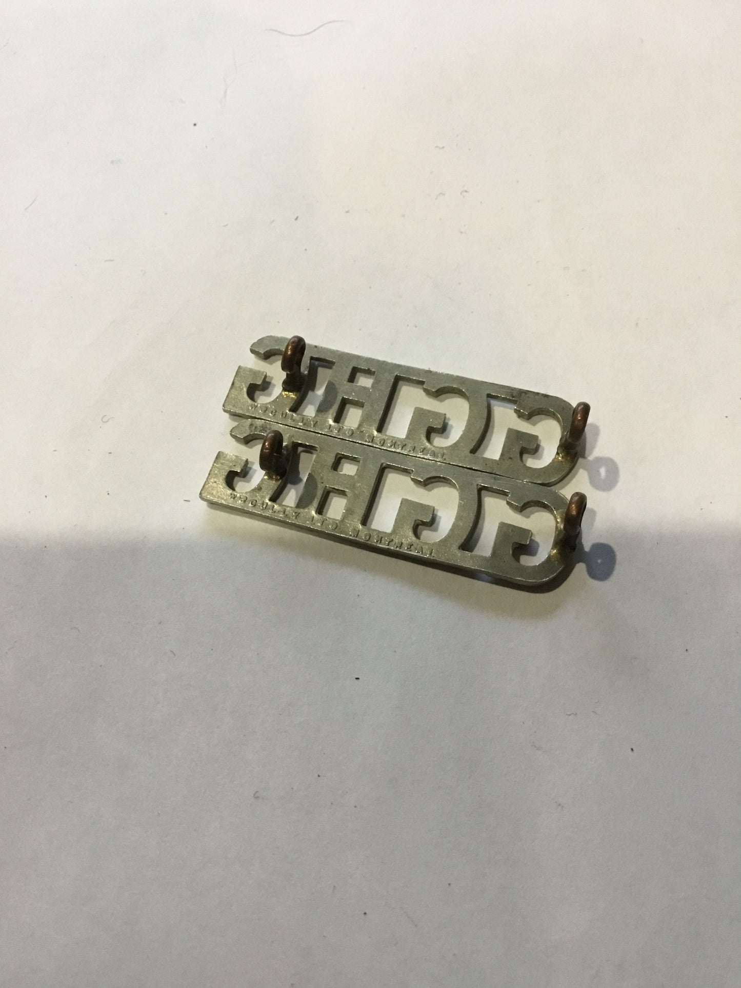 Pair Canadian GGHG Governor Generals Horse Guards Shoulder Titles Insignia