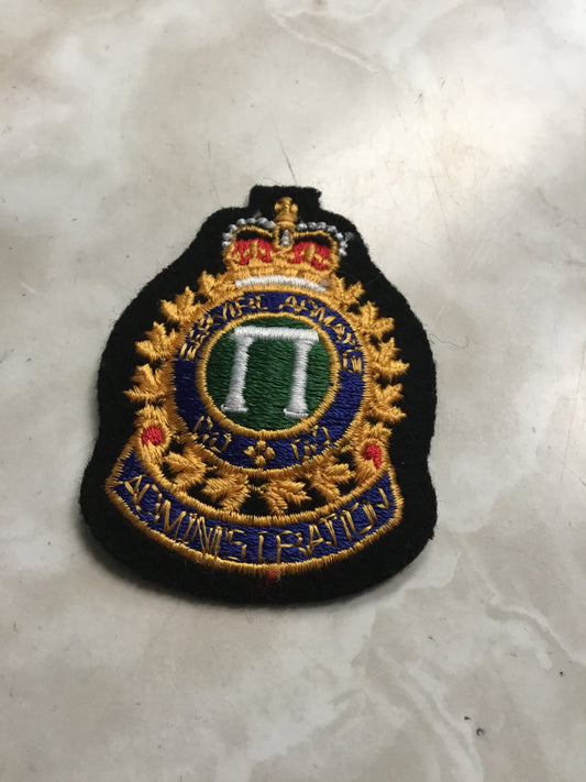 Canadian Forces administration Cloth Badge