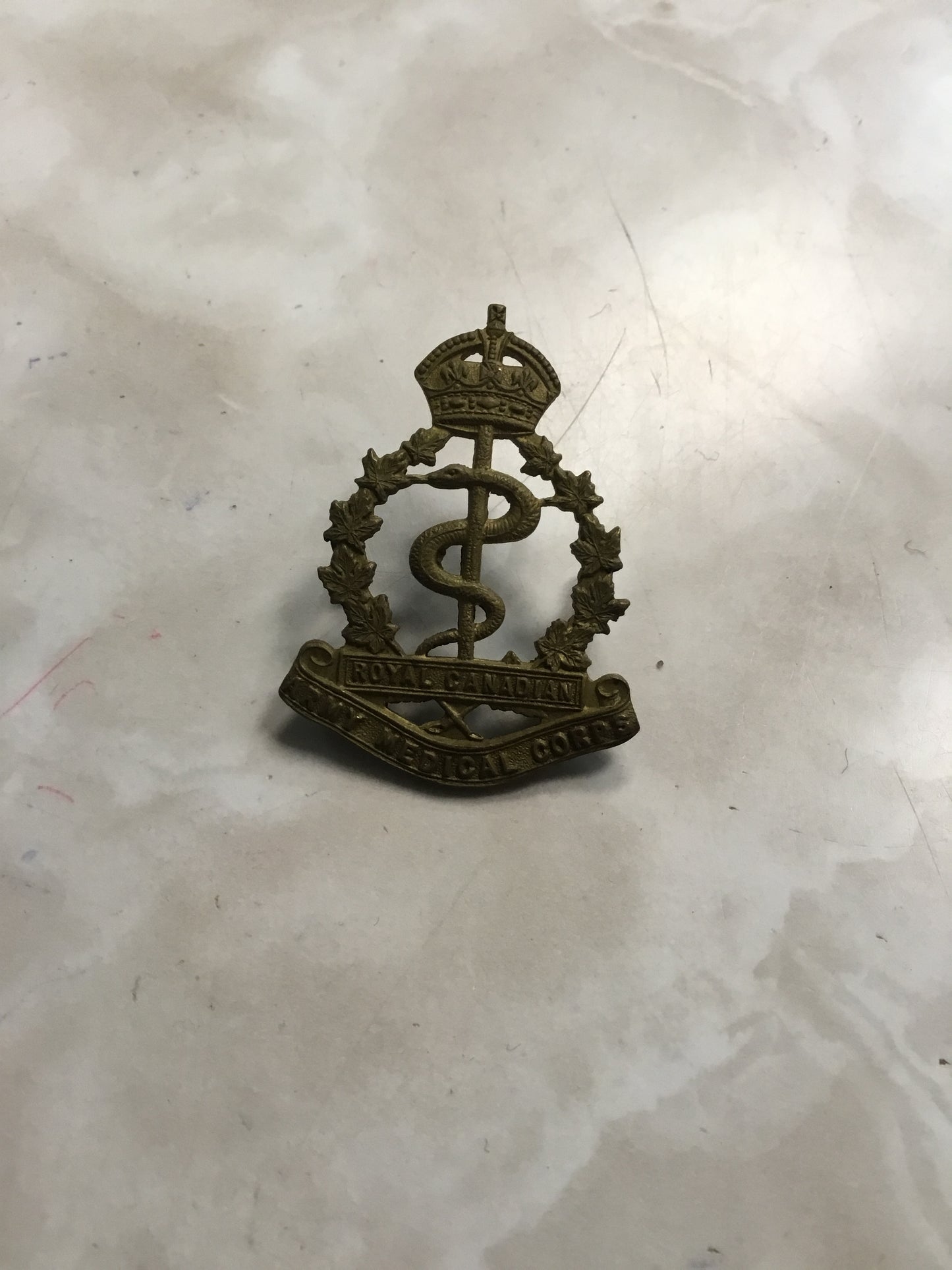 WW11 Royal Canadian Army  Medical Corps Badge