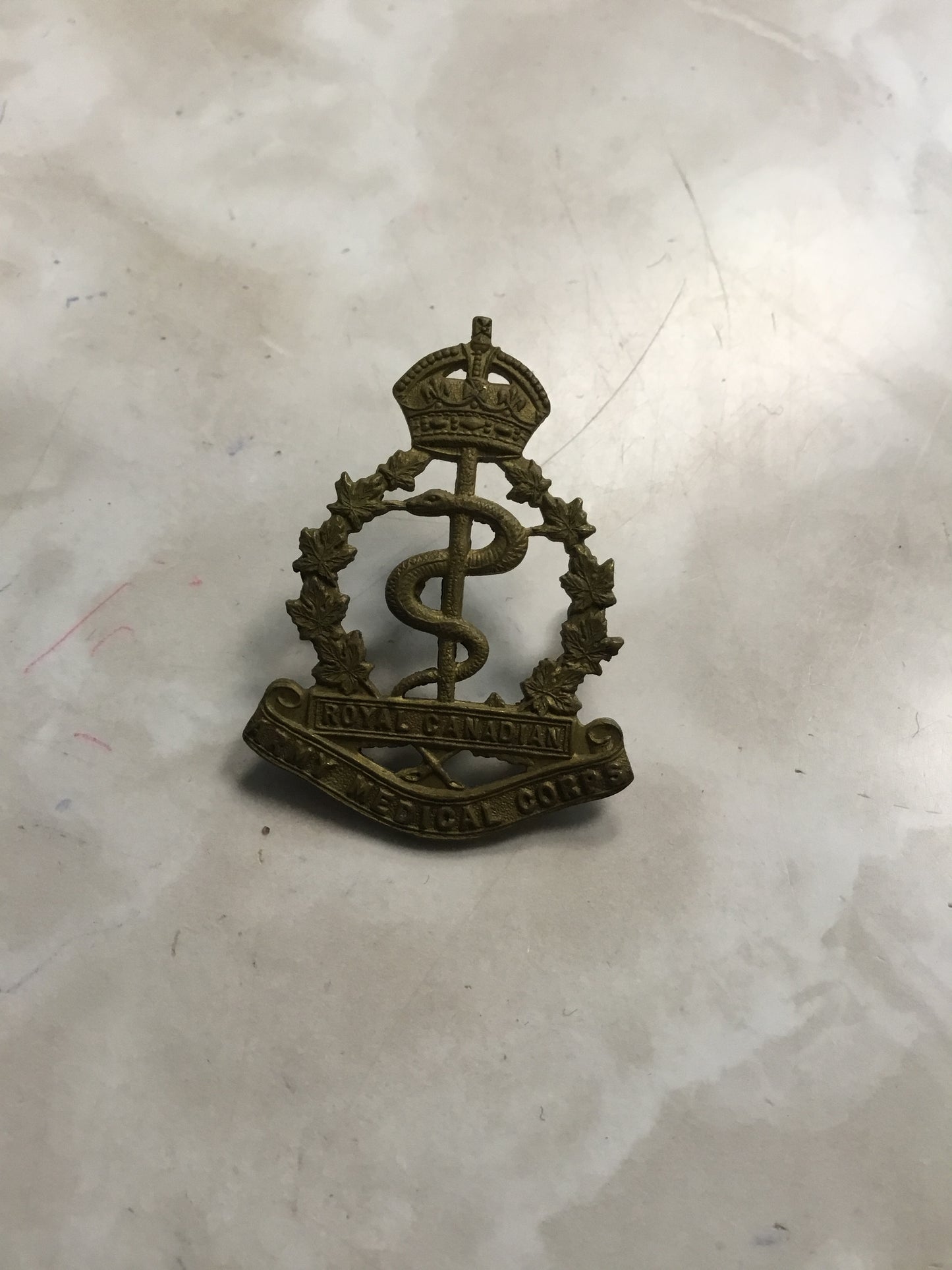 WW11 Royal Canadian Army  Medical Corps Badge