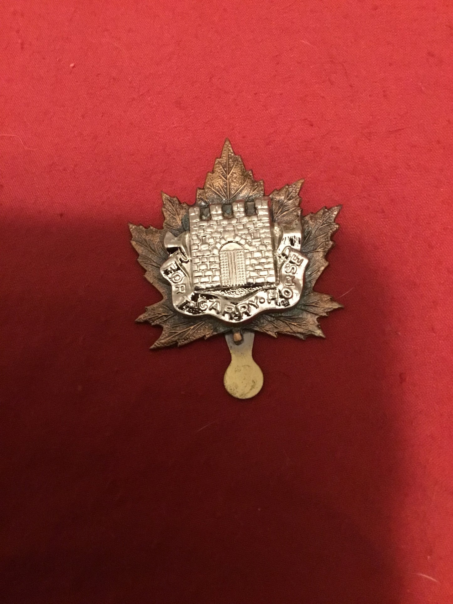 Canadian   Fort Garry Horse Cap Badge