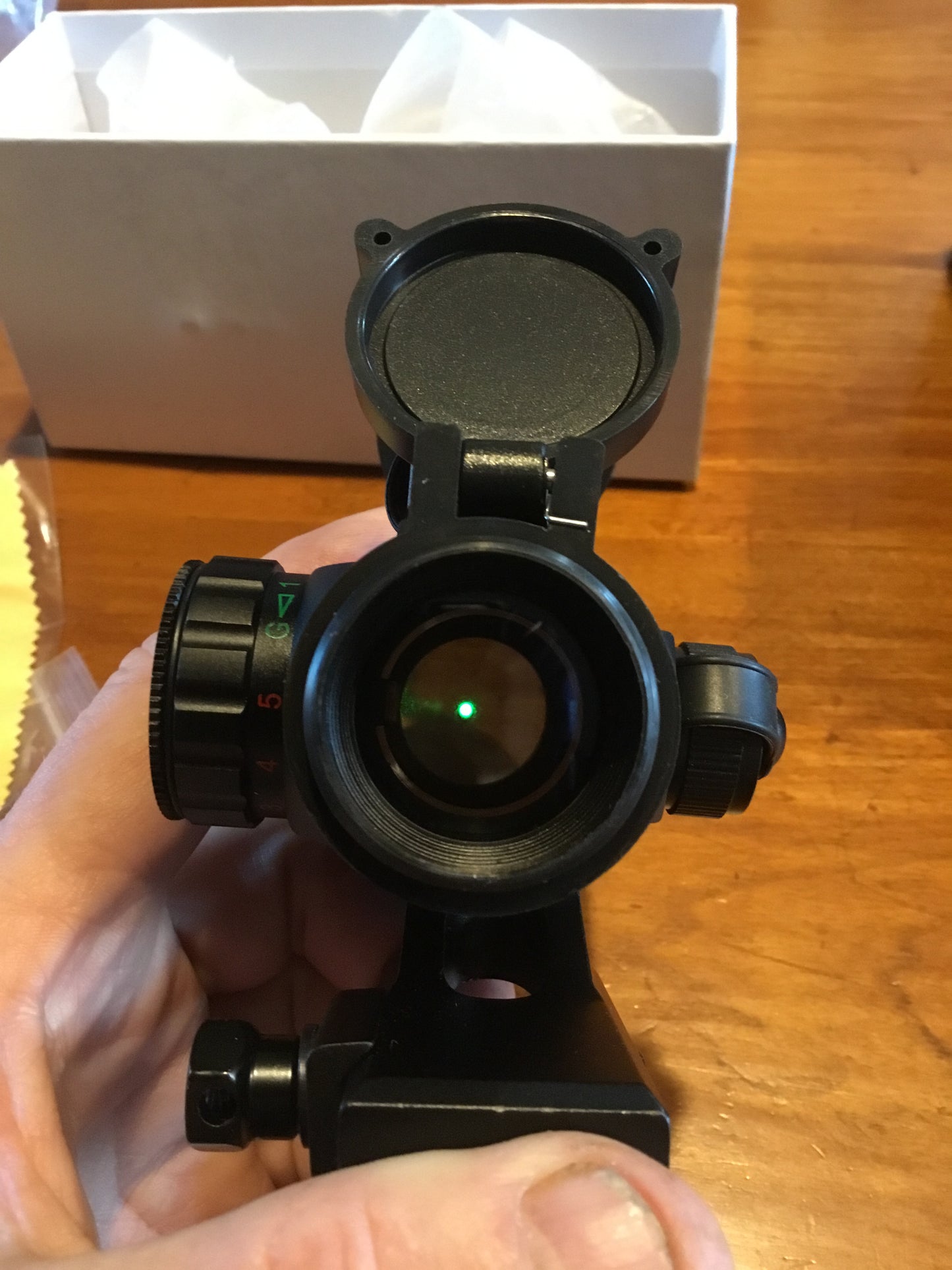 New Red- Green Dot  Scope lithium Battery