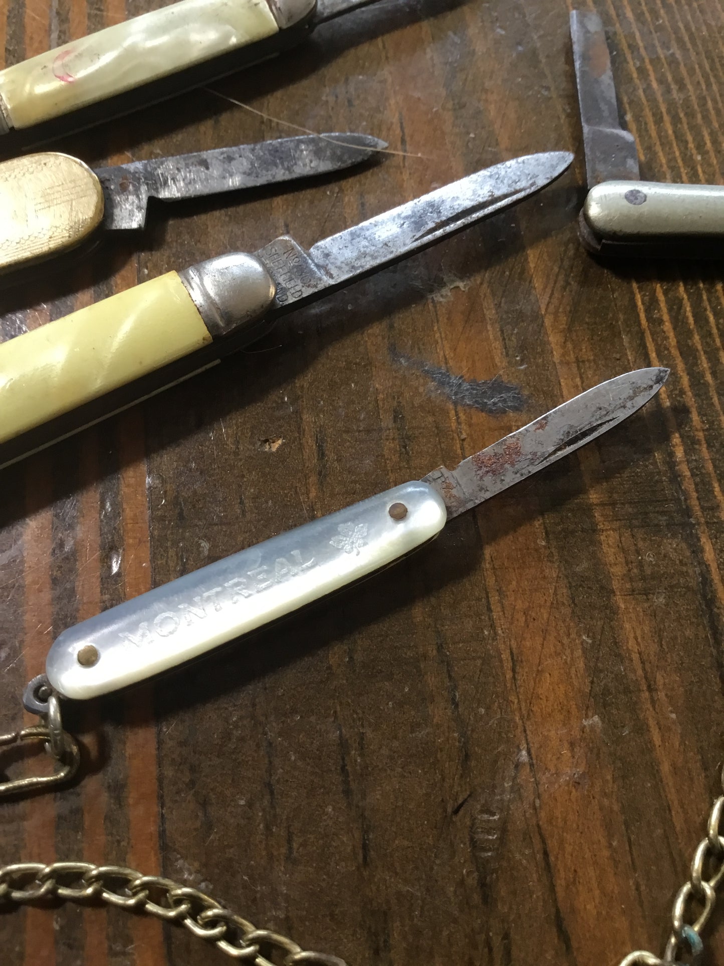 Lot of 5 Vintage Pen Knives