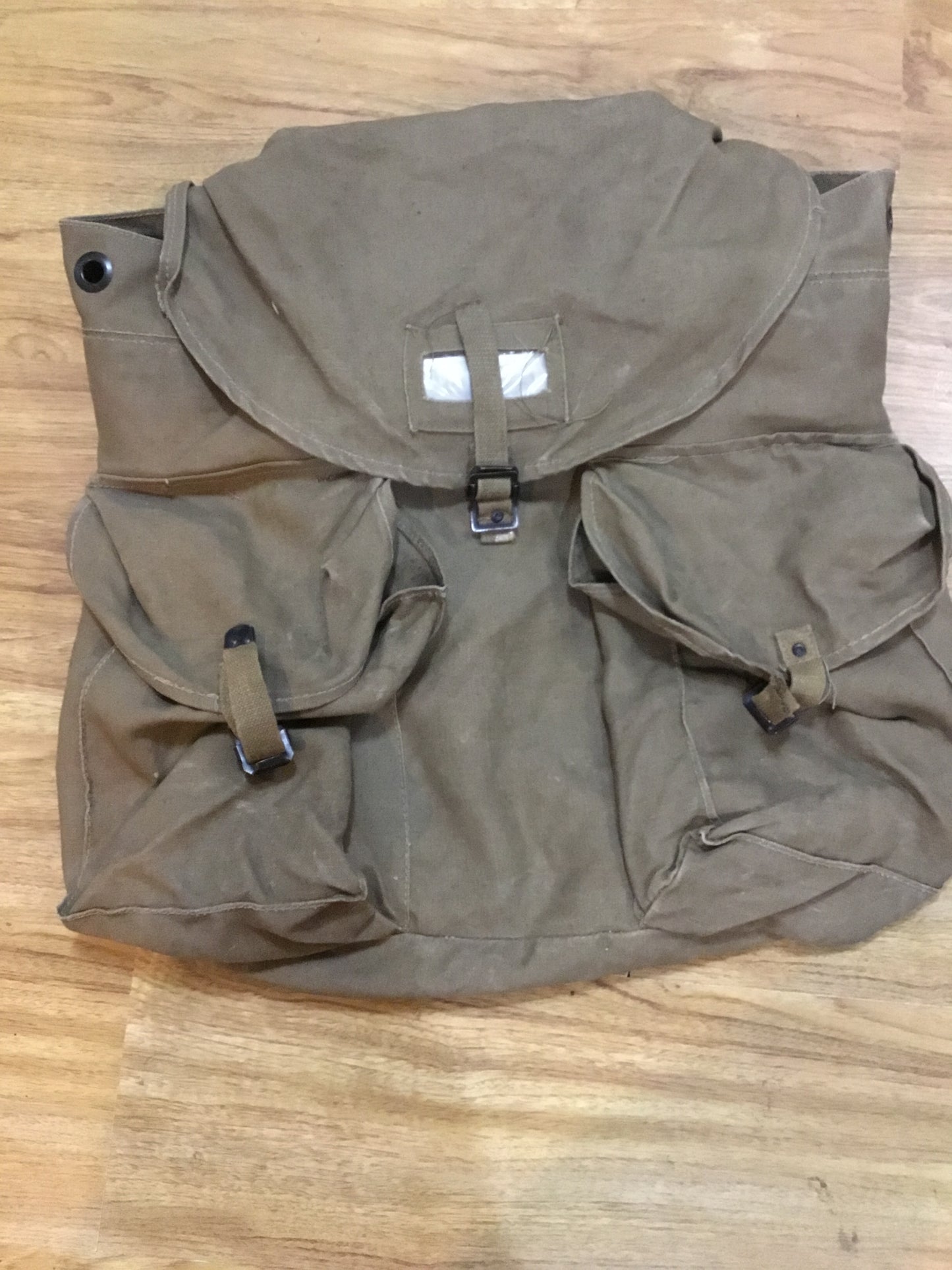 Vintage Military  Czech Republic Canvas Pack