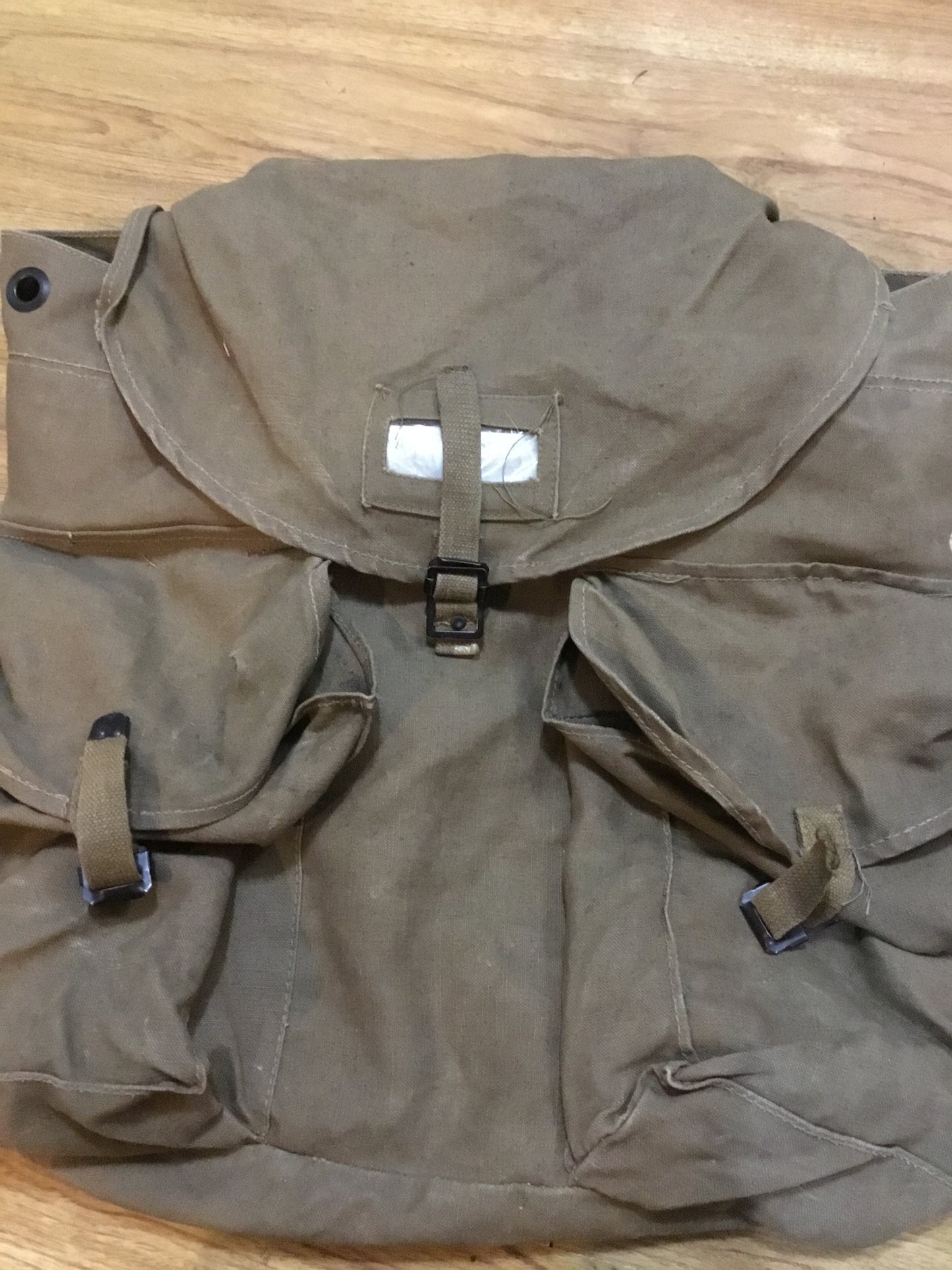 Vintage Military  Czech Republic Canvas Pack