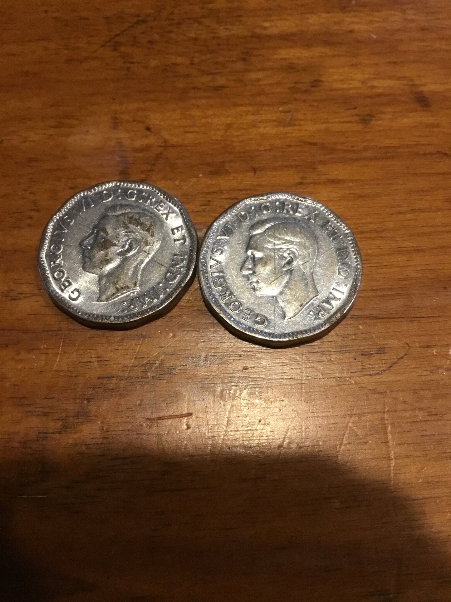 Canadian Victory Nickels 1944-45