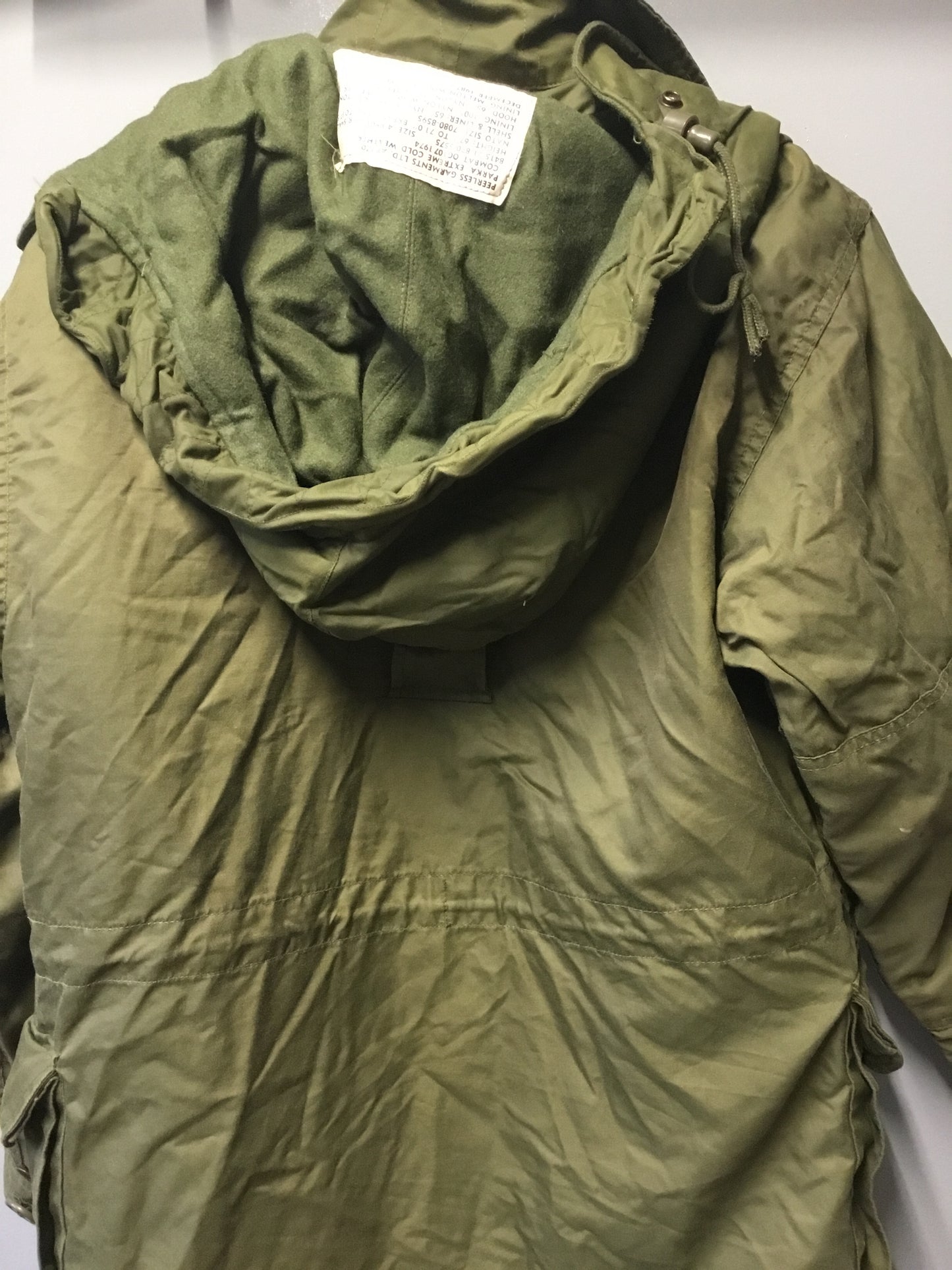 Vintage Canadian Army Arctic Parkas Small Regular