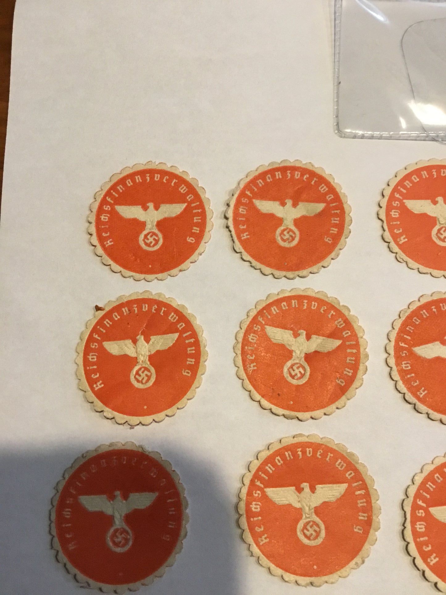 Lot of 15 WW11 German field post letter Third Reich Eagle stamp Seals