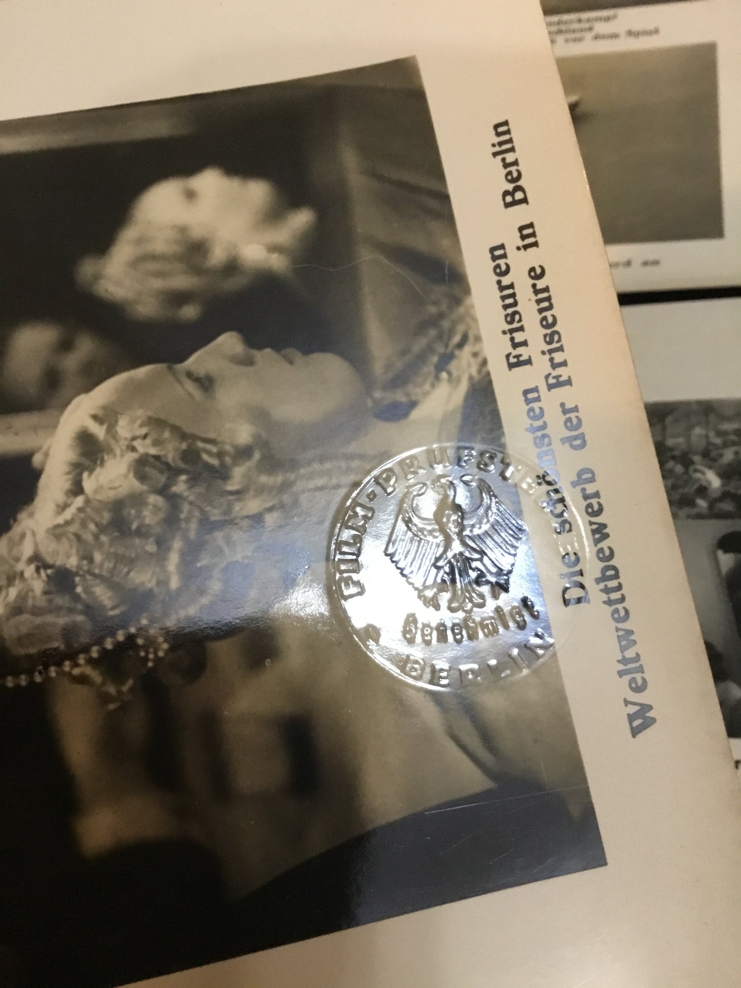 Lot of 3 WW11 German Photo Sheets UFA Stamped