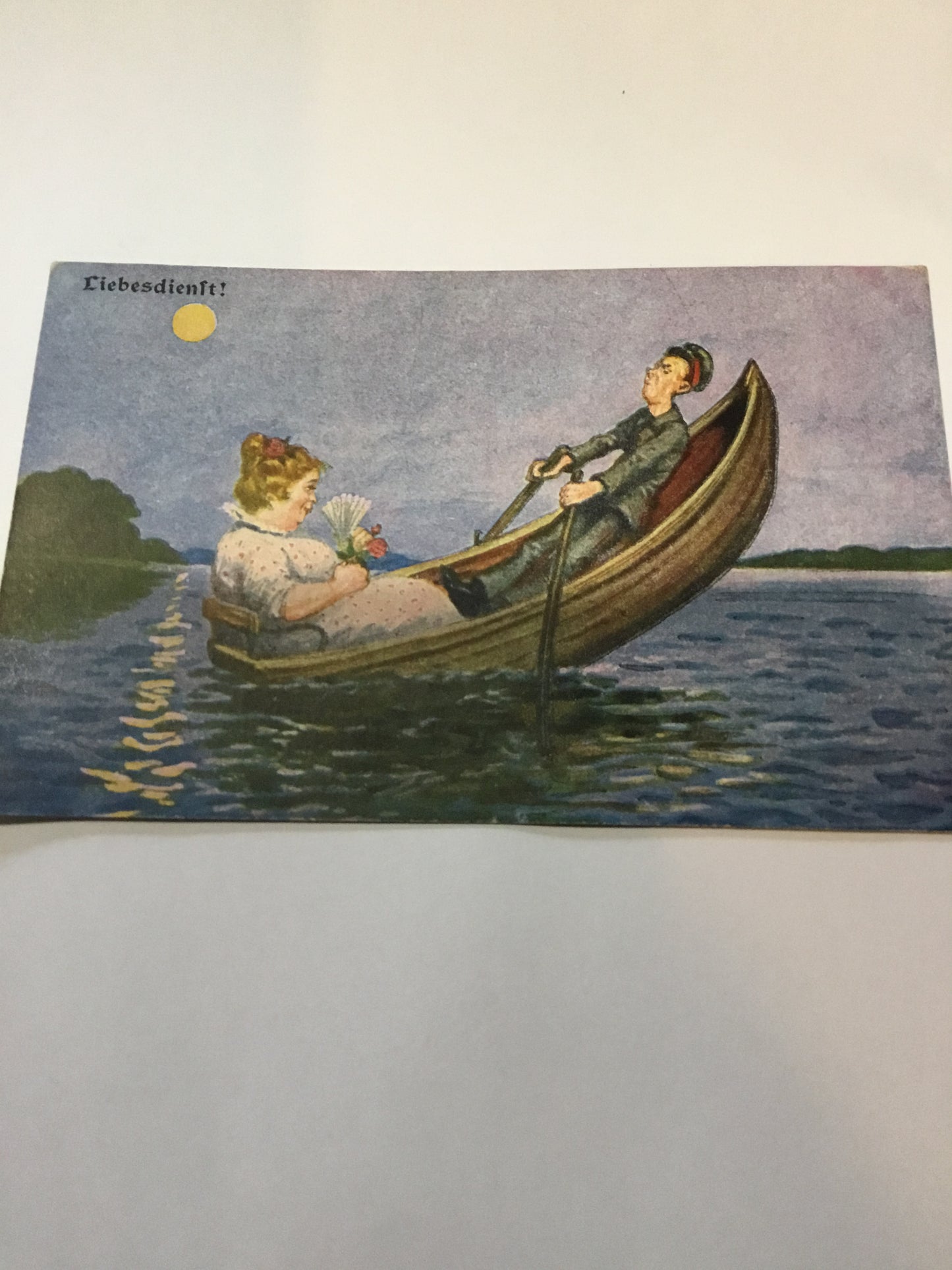 WW1 German Post Card (Service of Love )