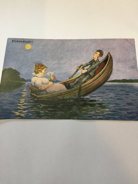 WW1 German Post Card (Service of Love )