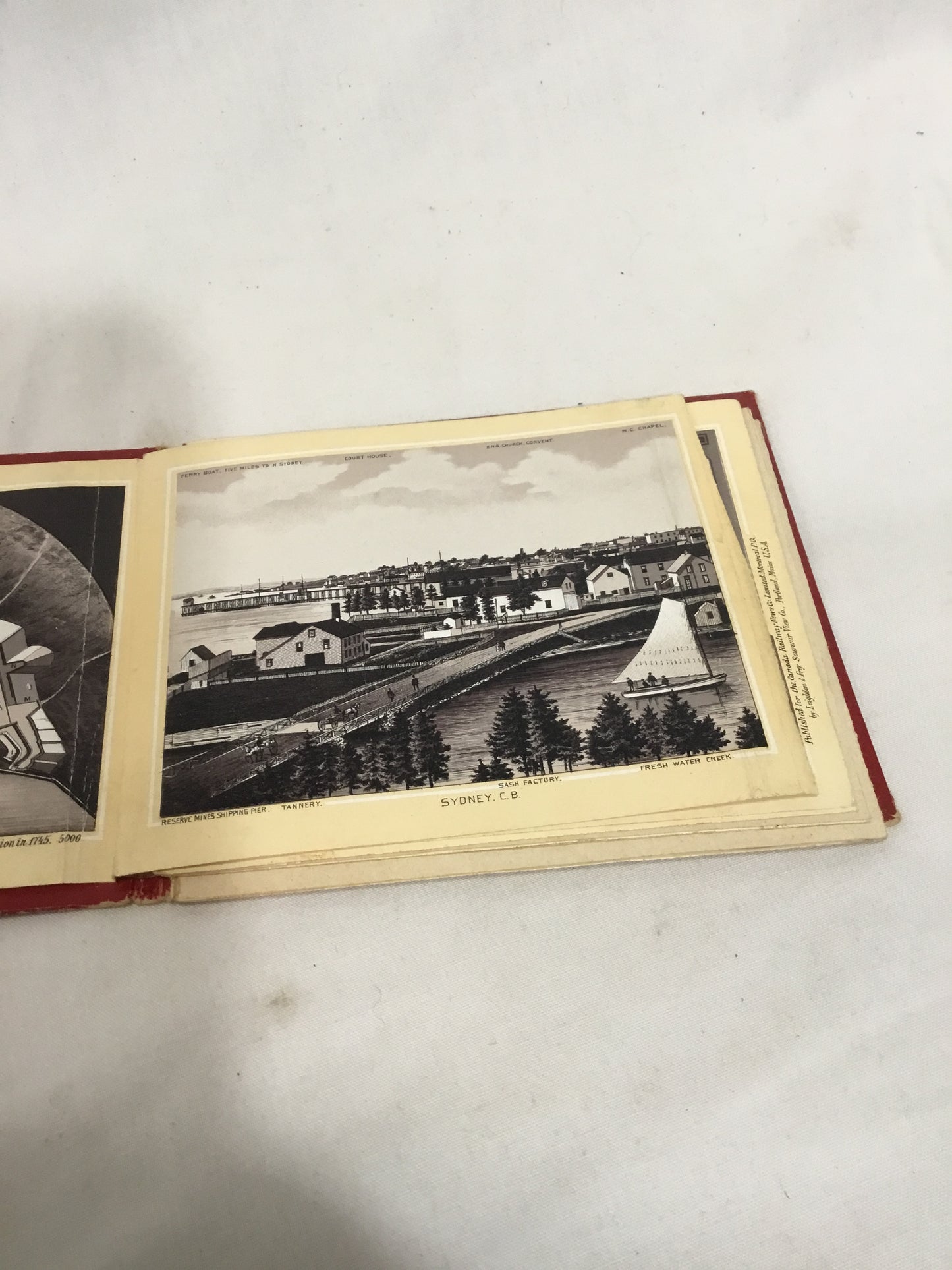 Antique Album, booklet  of Cape Breton , Hardcover